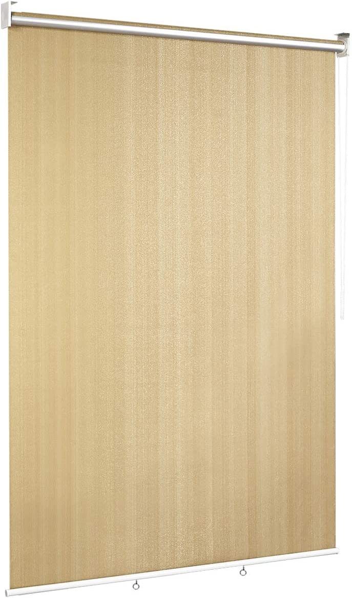 Sonnenschutz Faltrollo, KOMFOTTEU, 121x181cm,beige