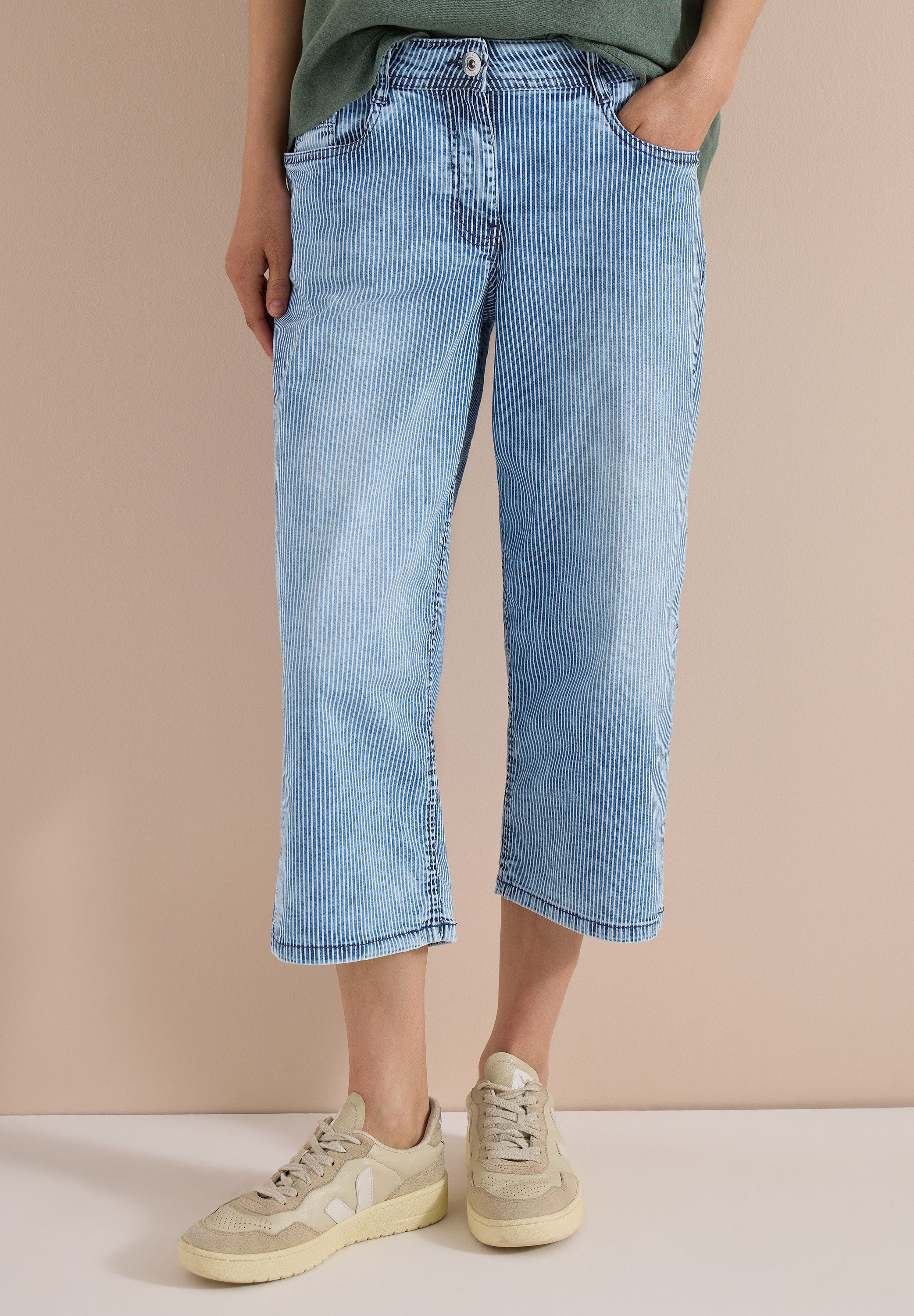 CECIL Loose-fit-Jeans mit Wide Legs