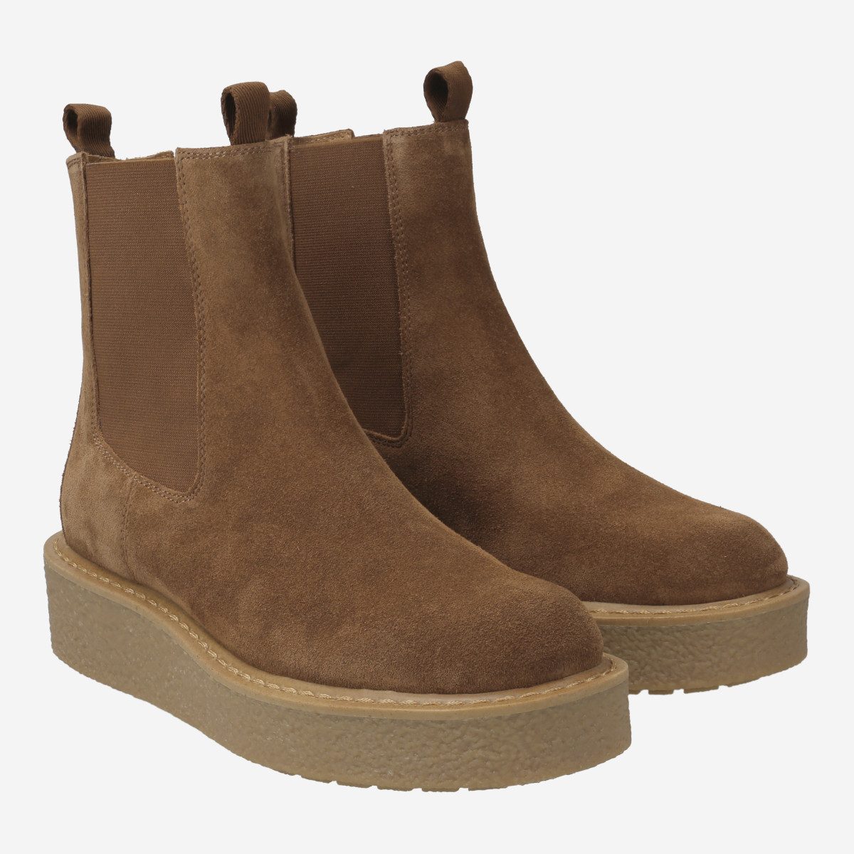 Geox GEOX ELIDEA, Chelsea Boots, Stiefeletten, Braun, Damen Chelseaboots