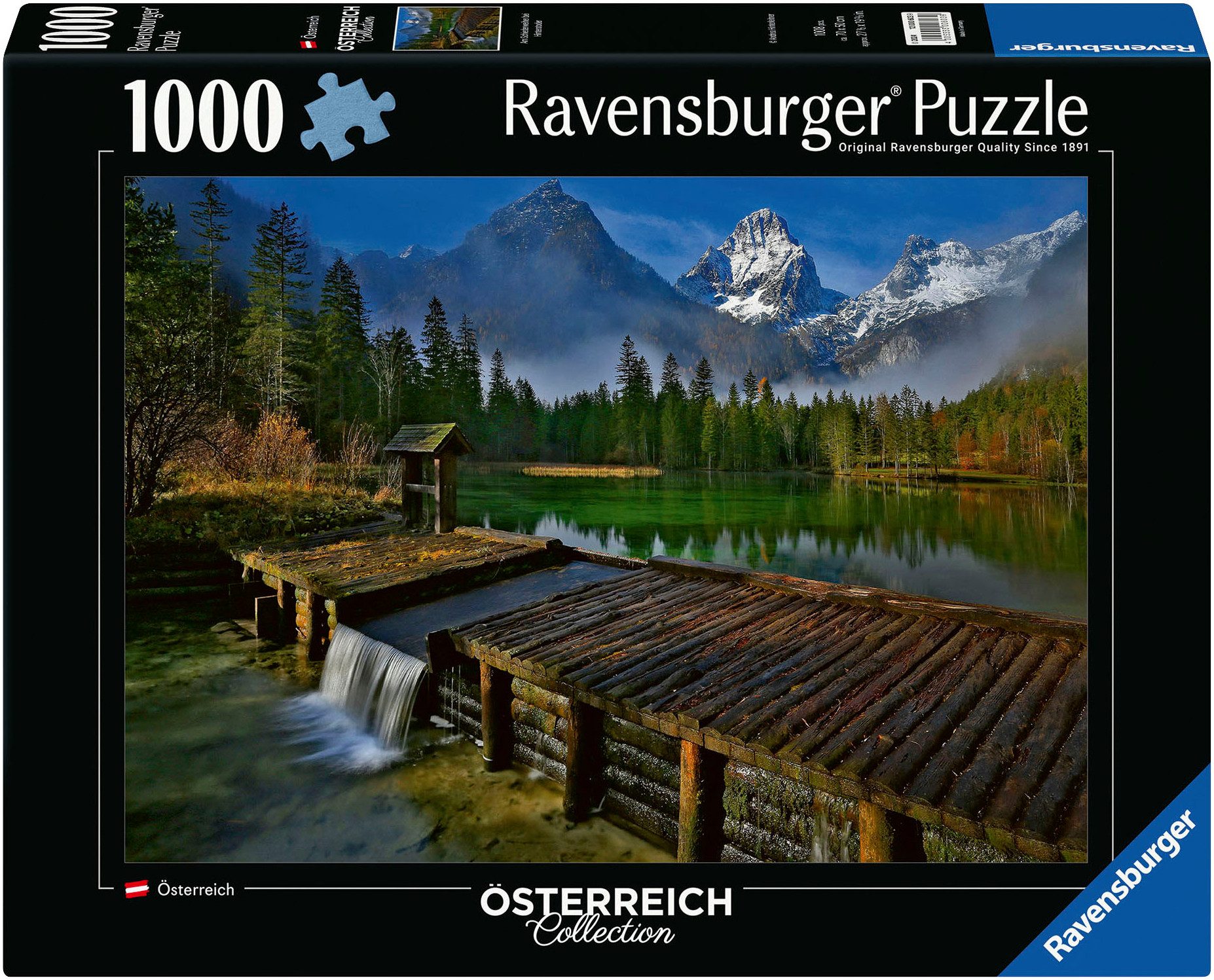 Ravensburger Puzzle Schiederweiher bei Hinterstoder, 1000 Puzzleteile, Made günstig online kaufen