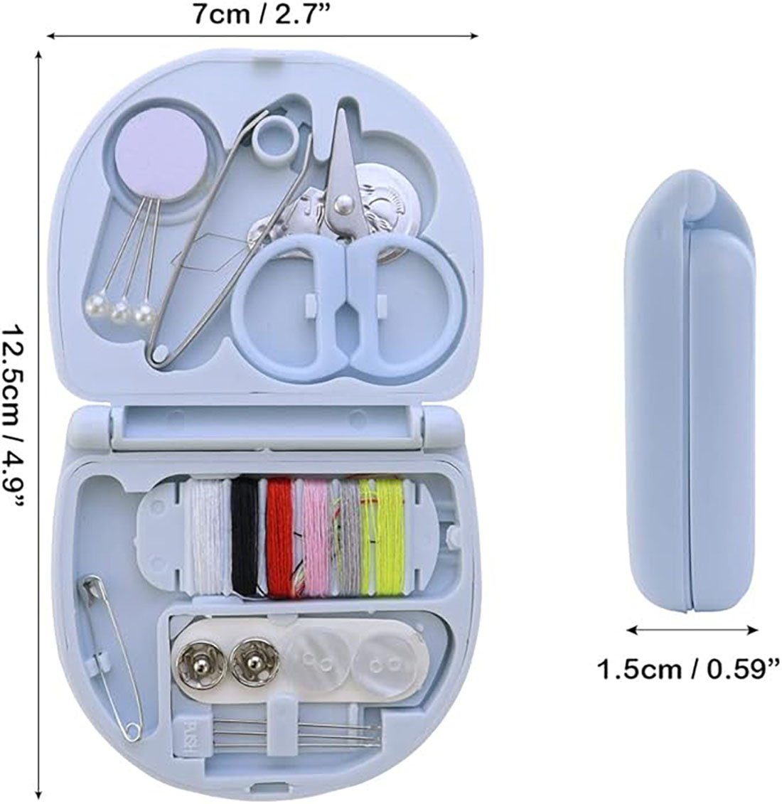 CTGtree Plastiknähung Nähwerkzeuge St) (2 Pack Nähkästchen tragbare Kits 2