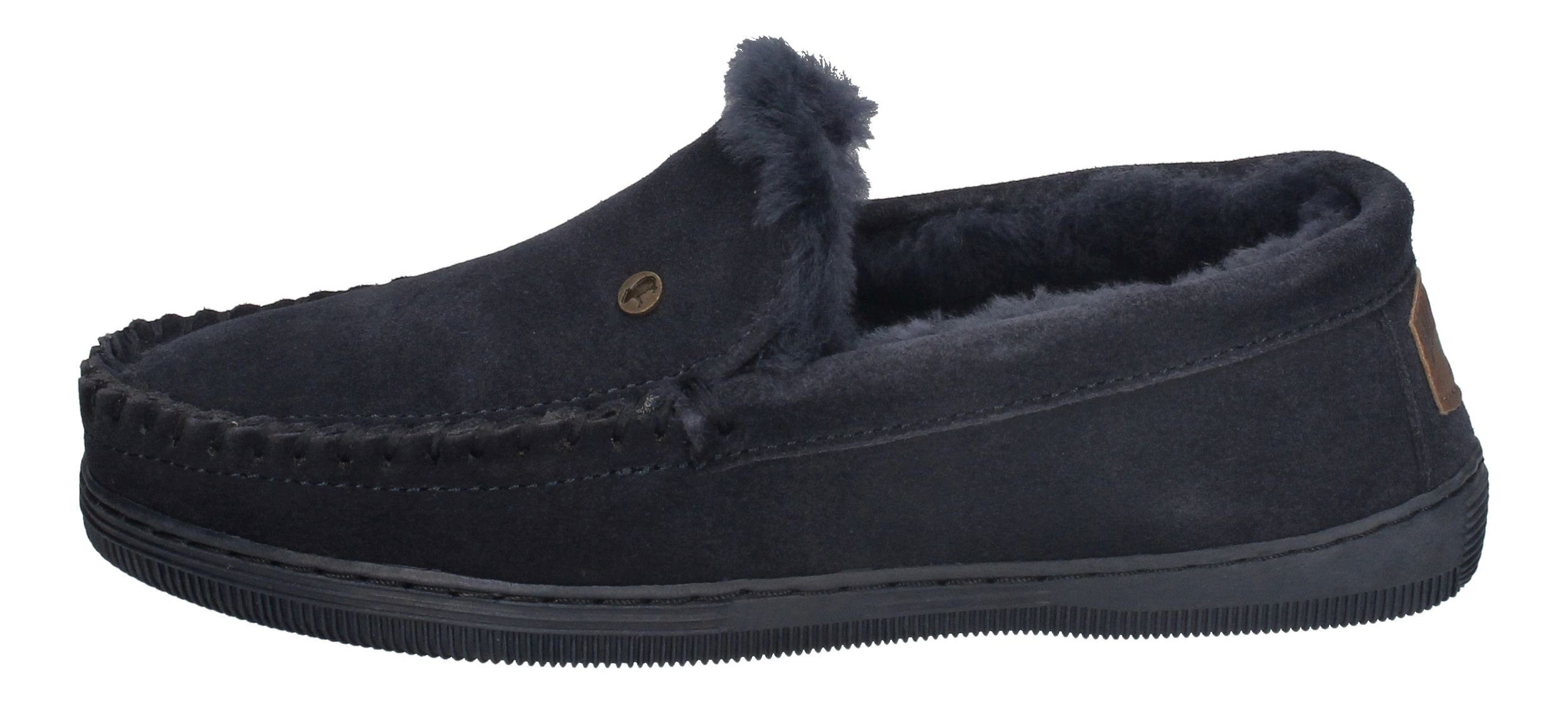 WARMBAT Grizzly Suede GRZ4410-45 Hausschuh Navy