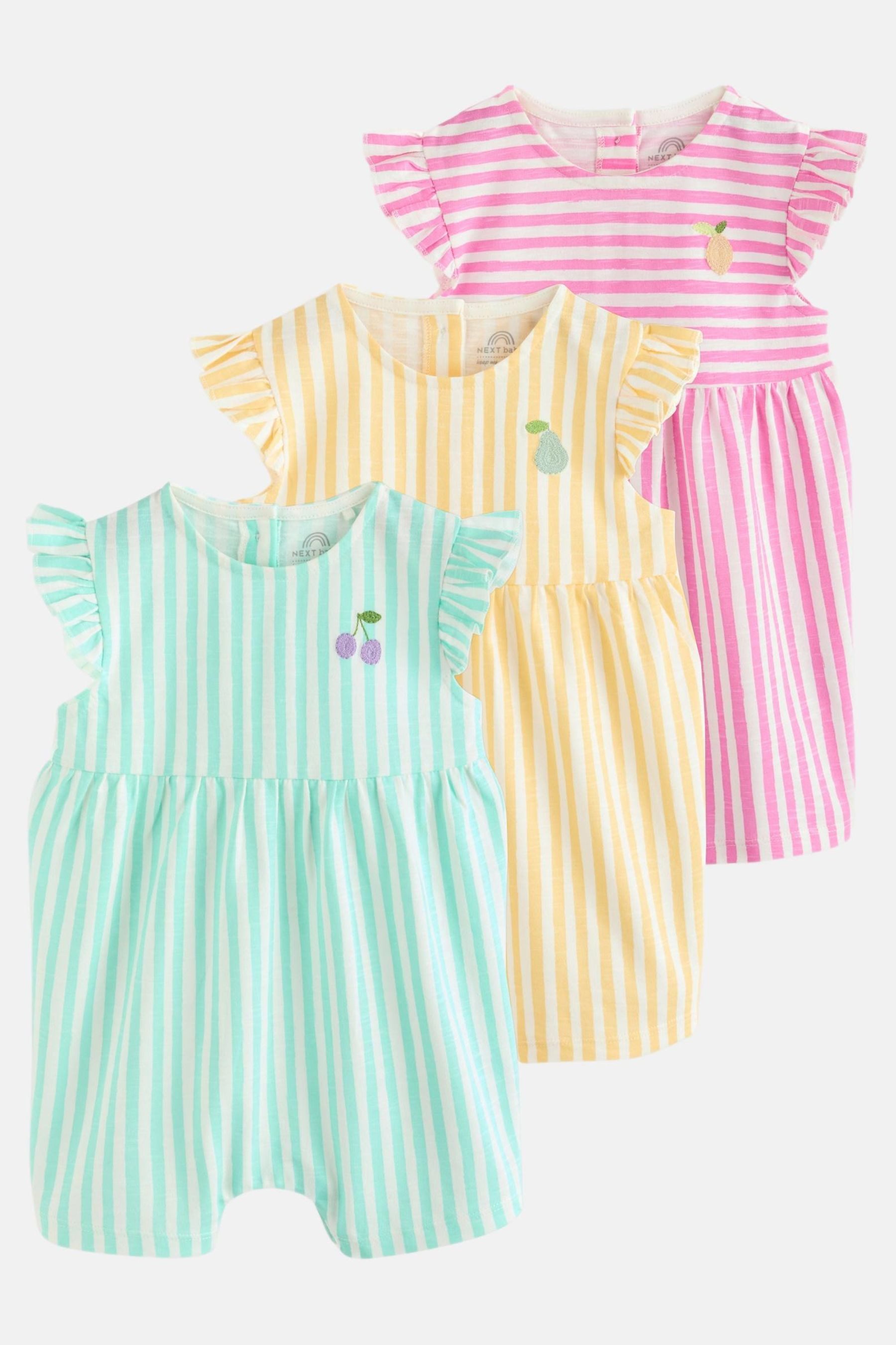 Next Strampler Strampelanzüge im 3er-Pack (3-tlg)