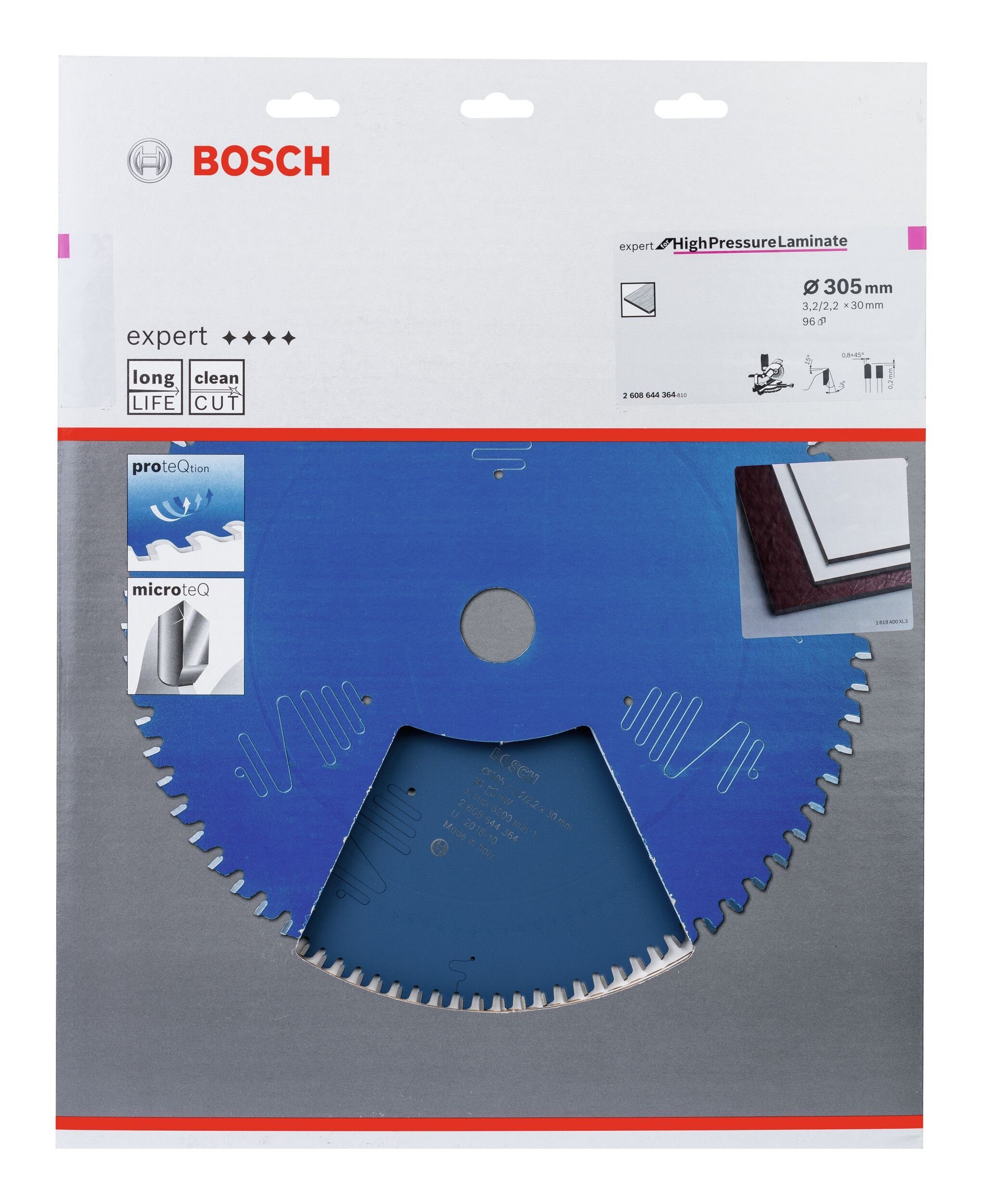 30 Expert Kreissägeblatt For Laminate 96Z, - mm 305 Pressure x BOSCH x 3,2 High