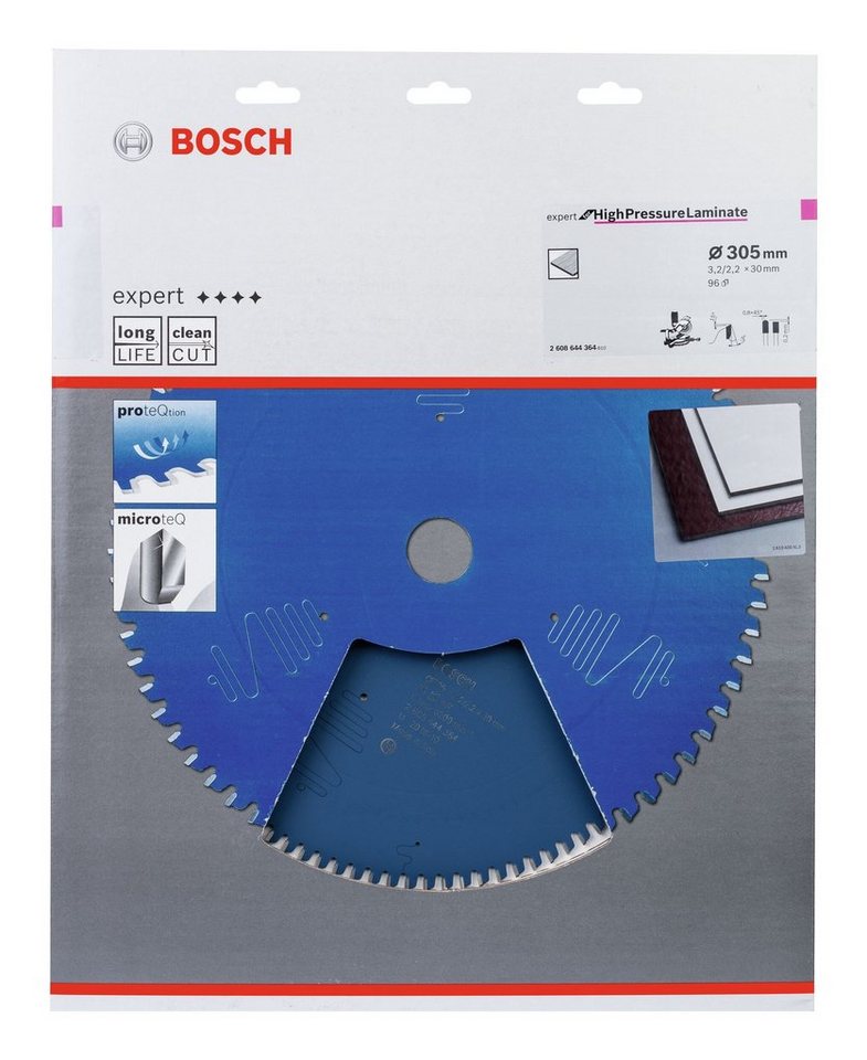 Thumbnail - BOSCH Kreissägeblatt Expert, For High Pressure Laminate, 305 x 30 x 3,2 mm, 96 Zähne