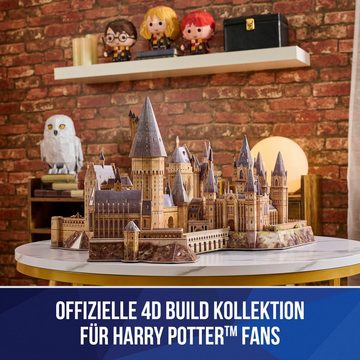 Spin Master 3D-Puzzle 4D Build - Harry Potter - Hogwarts Schloss, 209 Puzzleteile
