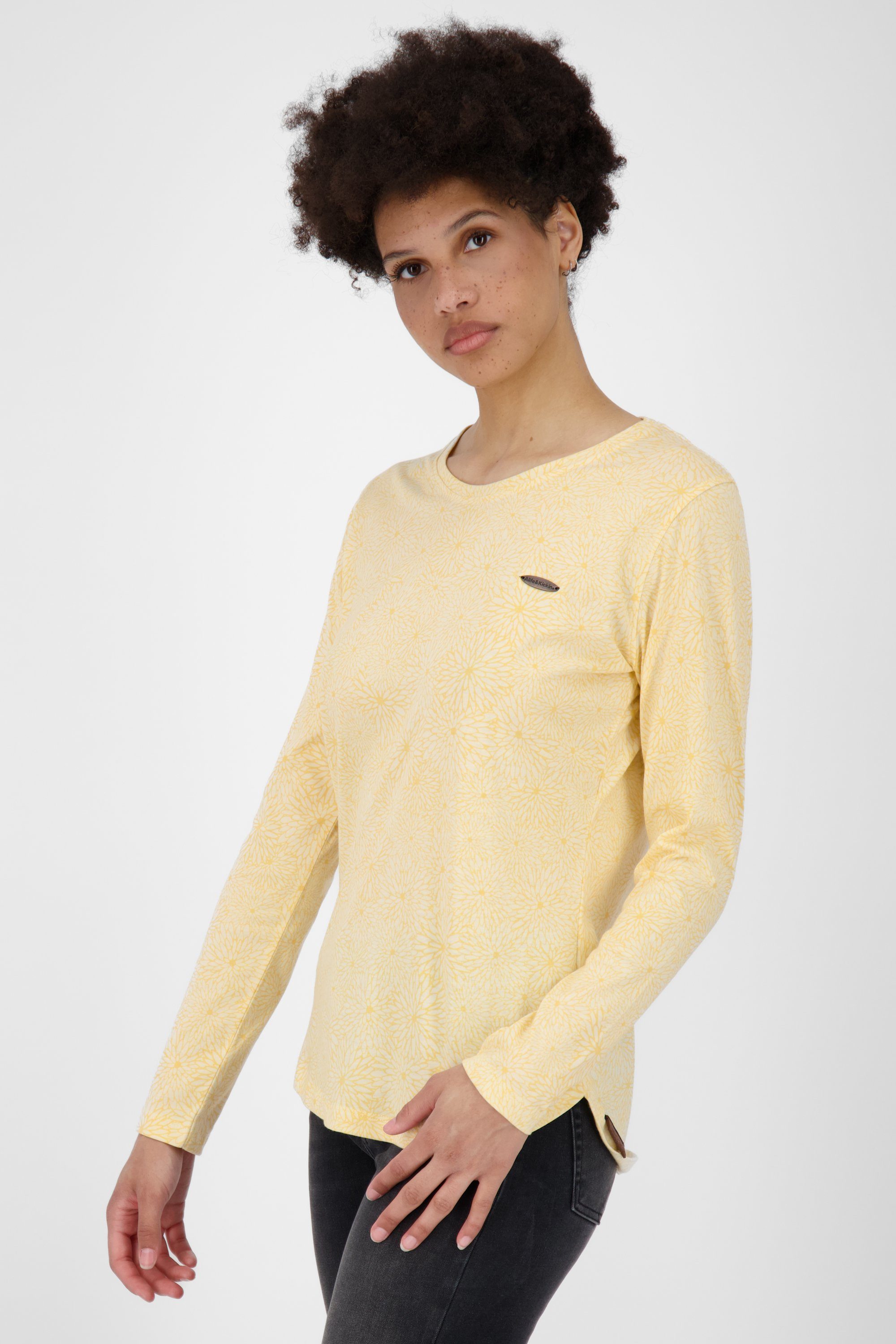 Alife & Damen B Kickin butter Longsleeve LeaAK melange Langarmshirt Shirt Langarmshirt