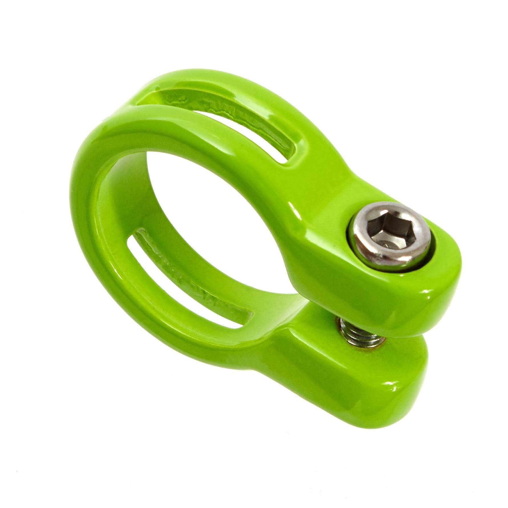 KHEbikes Sattelstütze PRISM Sattelklemme grün BMX
