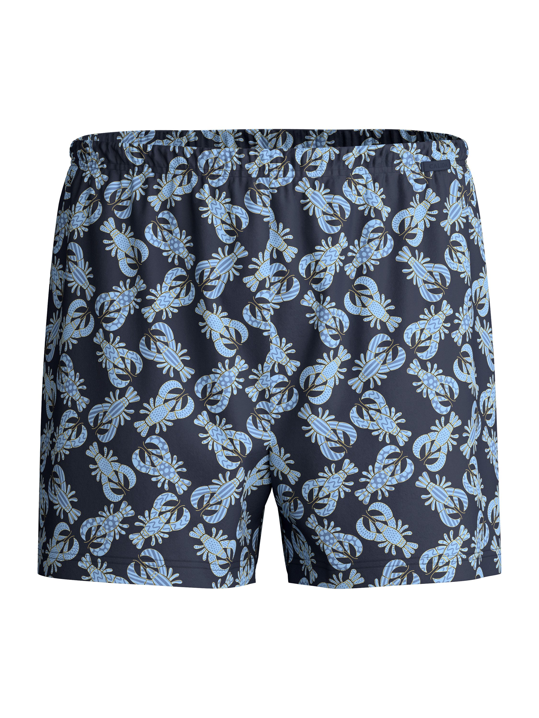 CALIDA Boxershorts Prints Herren (1-St) weich, locker geschnitten und formstabil