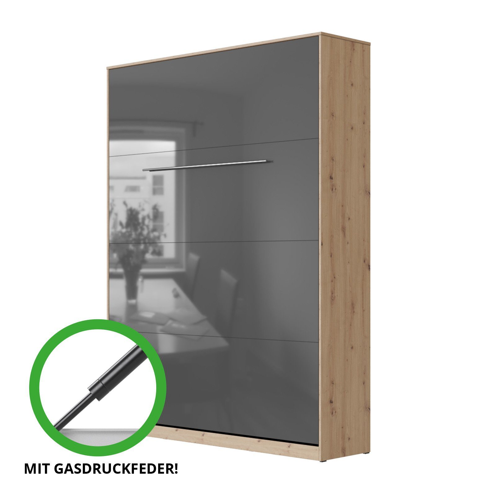 SMARTBett Schrankbett SMARTBett Standard 140x200 Vertikal/Hoch günstig online kaufen