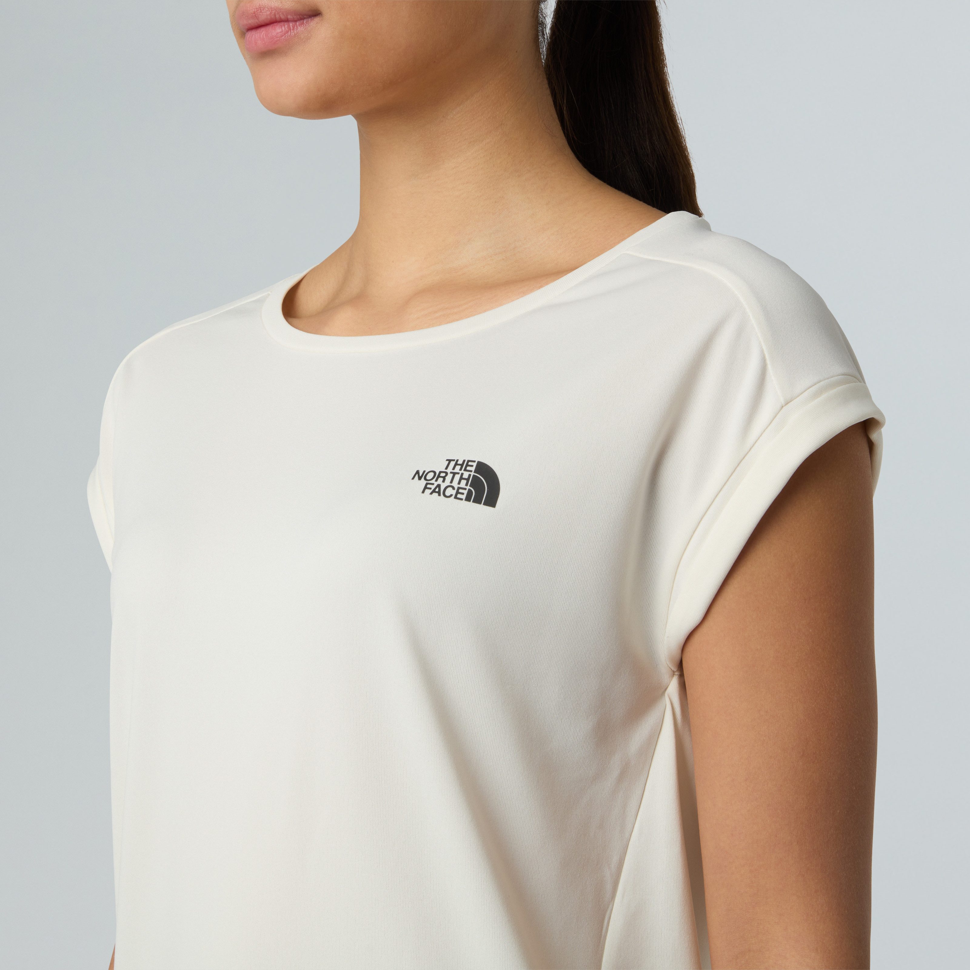 The North Face Funktionsshirt W TANKEN TANK - EU weiter Rundhalsausschnitt, überschnittene Ärmel, sportlicher Stil