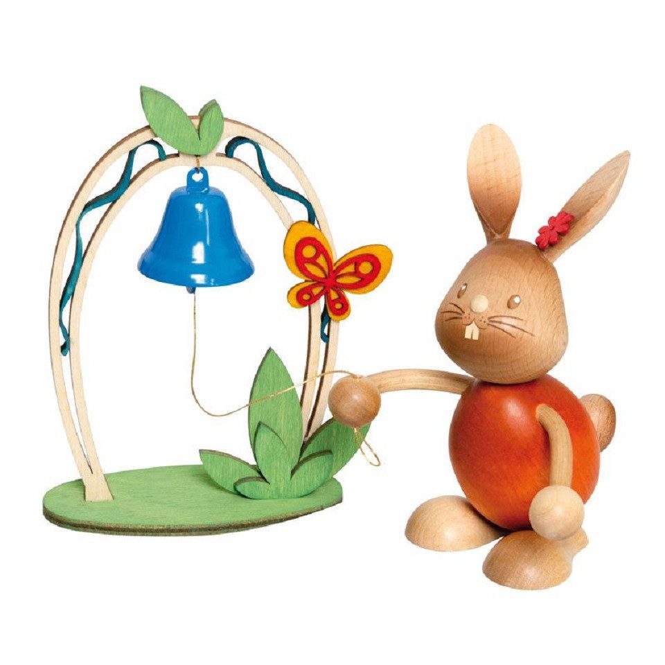 Kuhnert Dekofigur Kuhnert Osterhase Stupsi mit Glocke