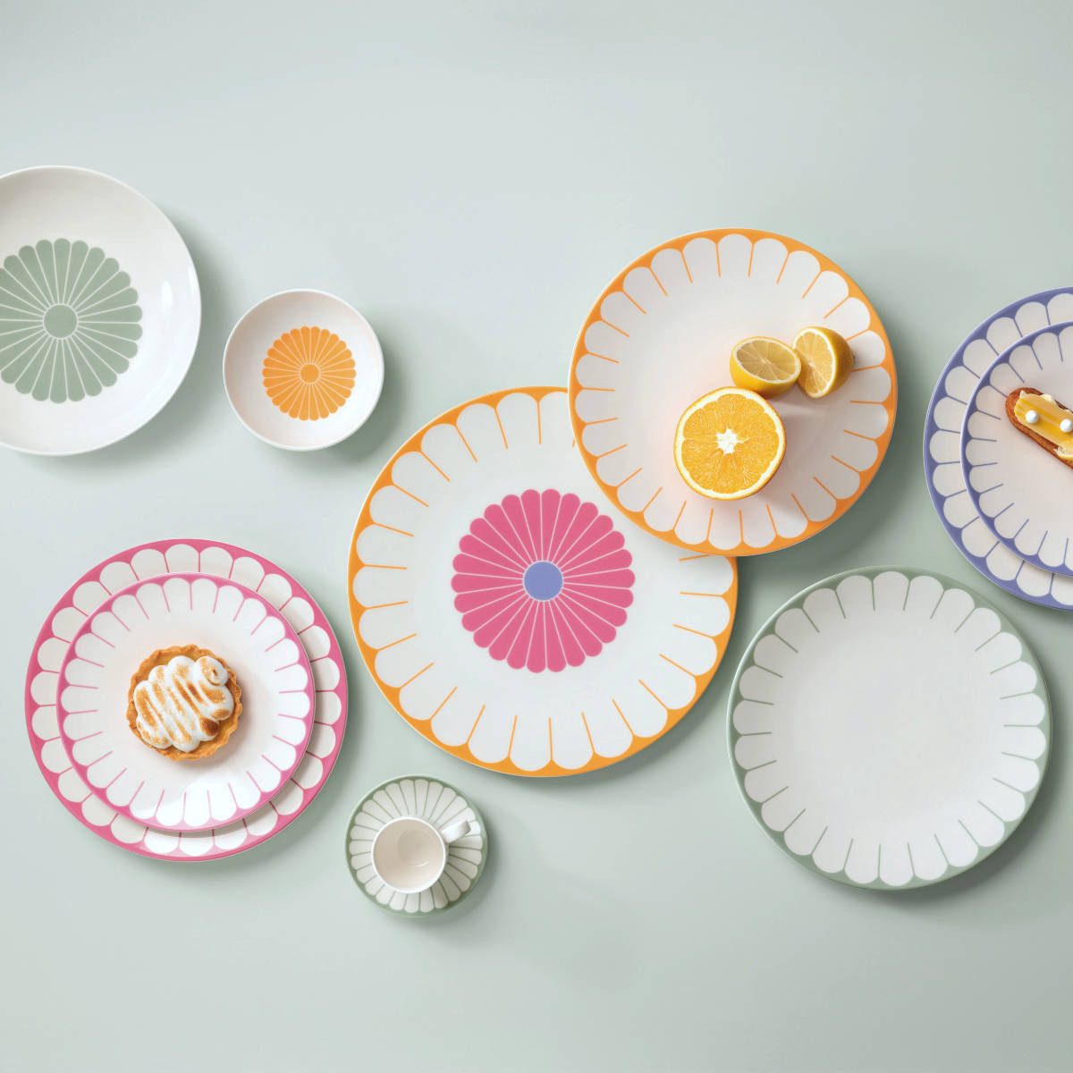 Villeroy & Boch Frühstücksteller Fleur bleu Ostergeschirr, 21 cm