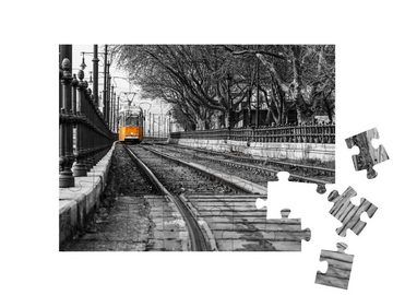puzzleYOU Puzzle Straßenbahn in Budapest, Ungarn, 48 Puzzleteile, puzzleYOU-Kollektionen Straßenbahnen
