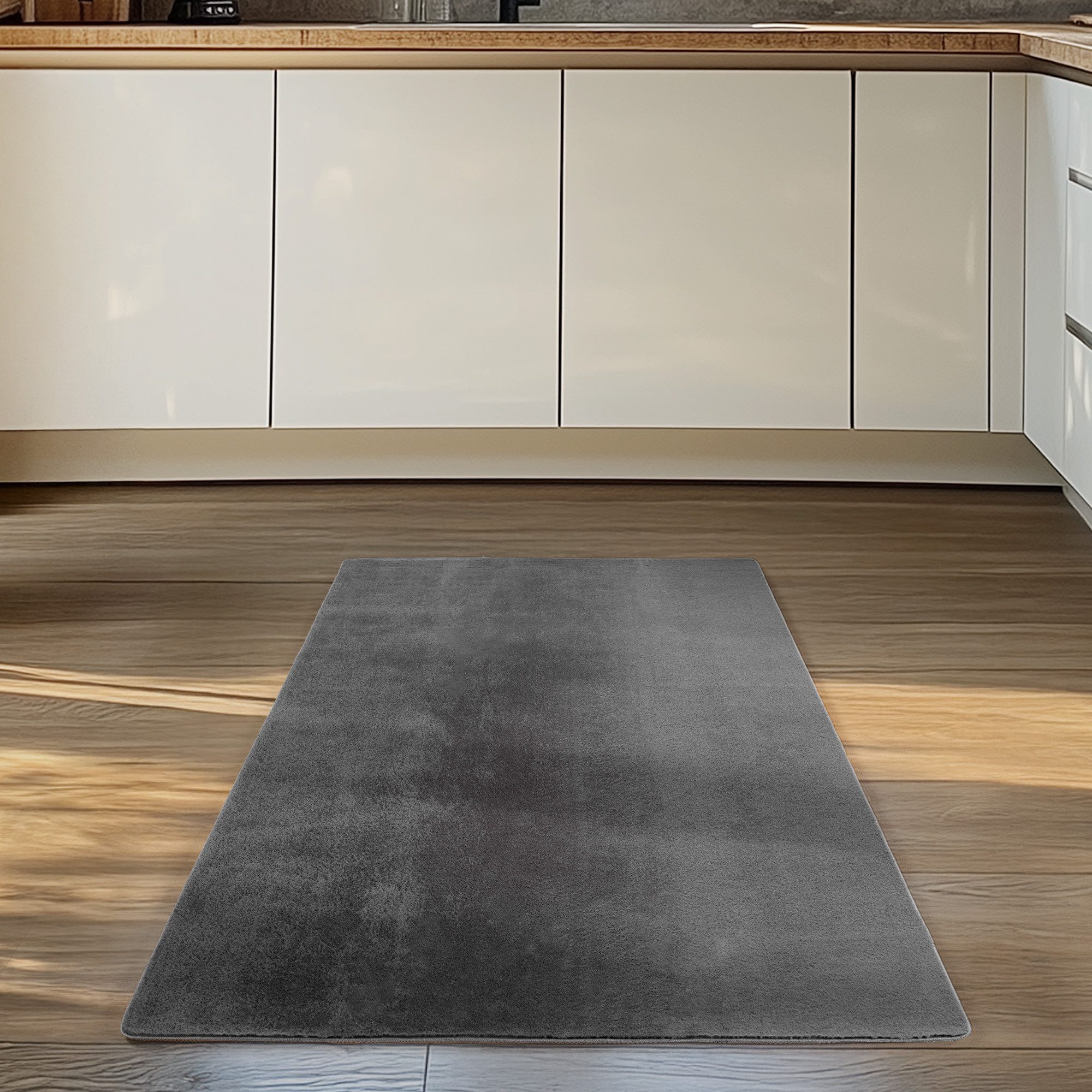 Carpettex Veloursteppich Unicolor - Einfarbig, Läufer, günstig online kaufen