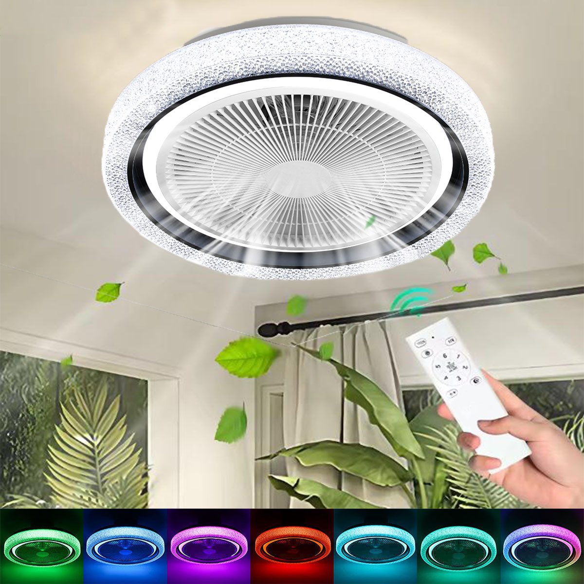 oyajia LED Deckenleuchte Musik RGB Deckenleuchte günstig online kaufen