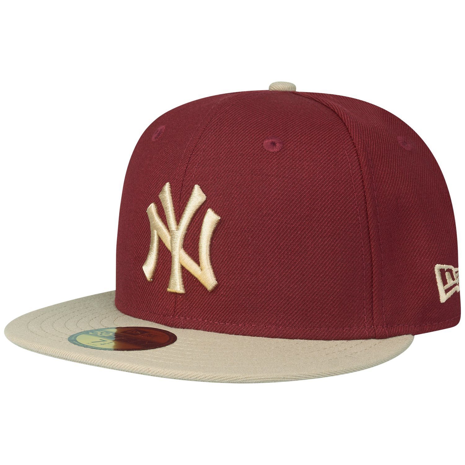 New Era Fitted Cap 59Fifty New York Yankees cardinal