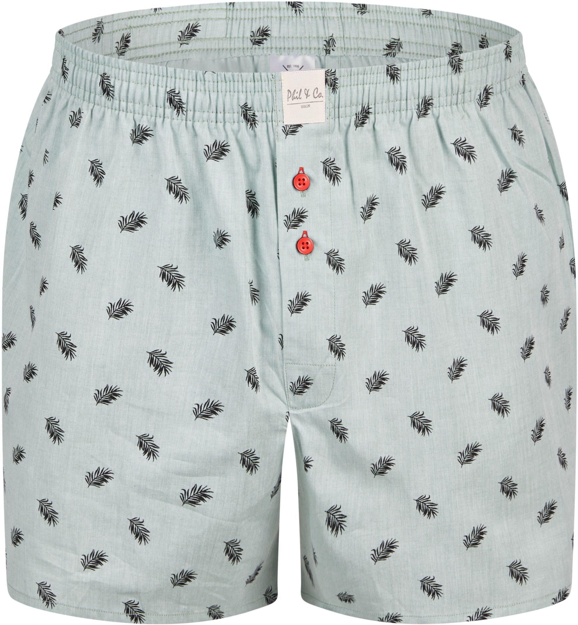 Phil & Co. Boxershorts 6 Phil & Co. Berlin Webboxer Herren american Boxer Boxershorts Shorts (1-St)