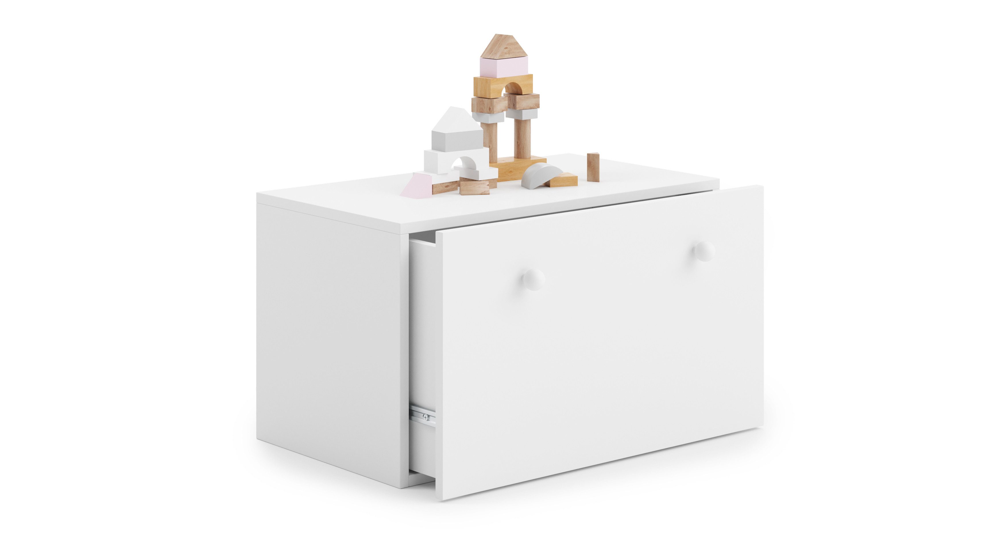 Raumhirsch Furniture Spielzeugtruhe Inga – Sicherer und stilvoller Stauraum für Kinderzimmer