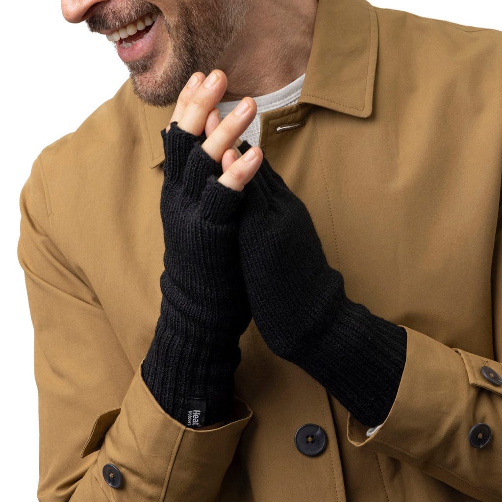 Heat Holders Strickhandschuhe Herren fingerlose Handschuhe günstig online kaufen