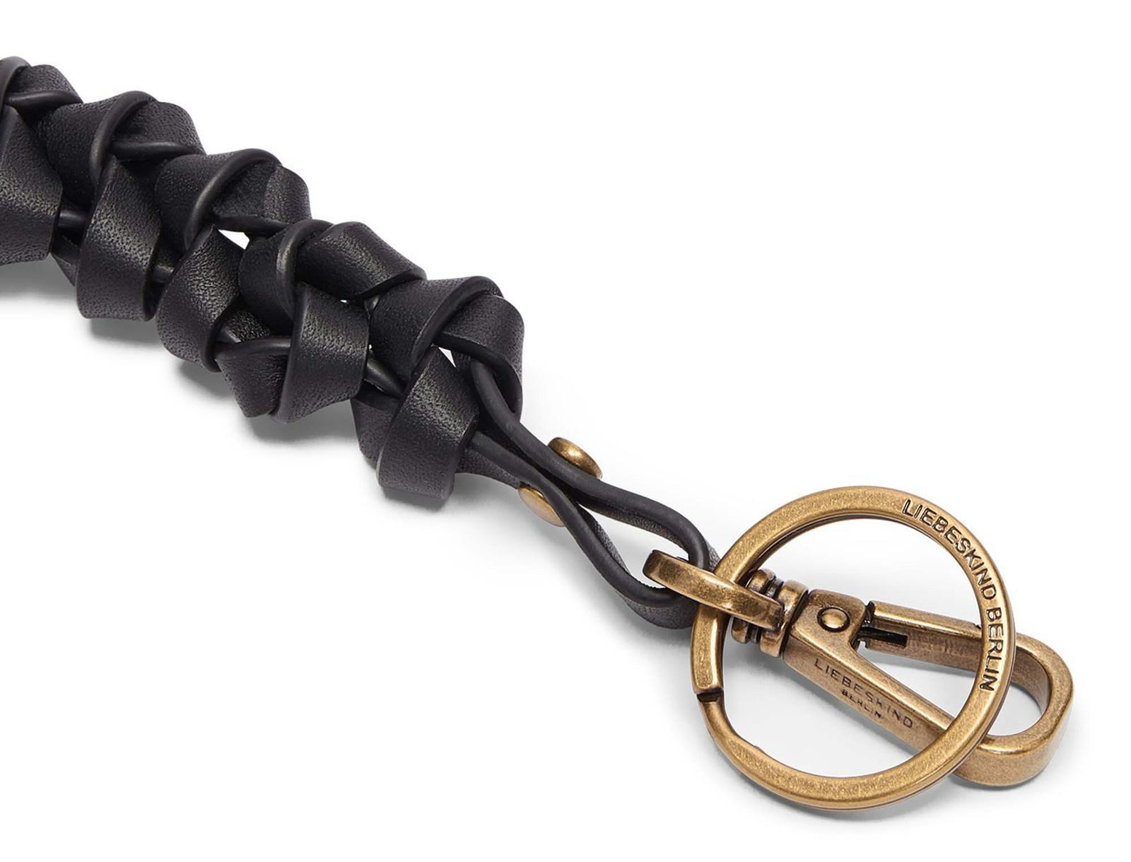 Liebeskind Berlin Schlüsselanhänger Calf Optic Short Keyring, aus echtem Leder