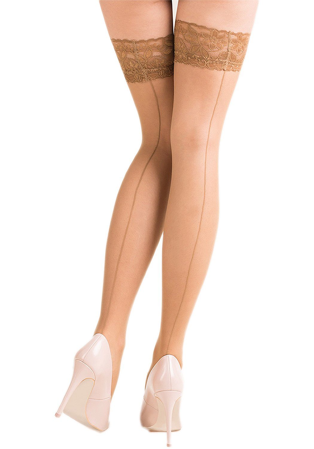 Gabriella Halterlose Strümpfe CALZE LINETTE (Packung, 1-Paar, 1 Paar) eleganter Alltagshelfer