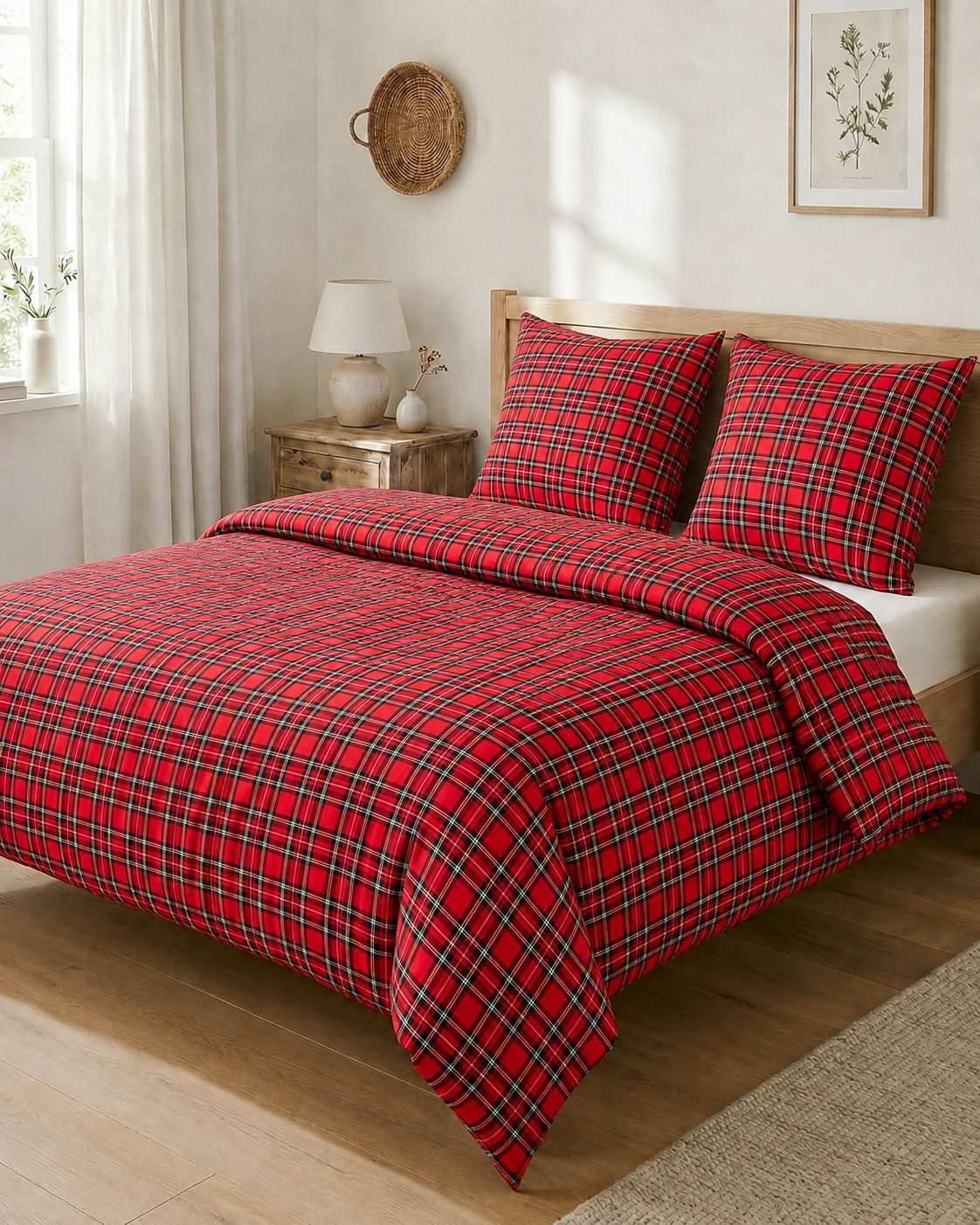 texpot Bettwäsche Schottenkaro Bettwäsche Kariert Tartan Reißverschluß, 1 teilig