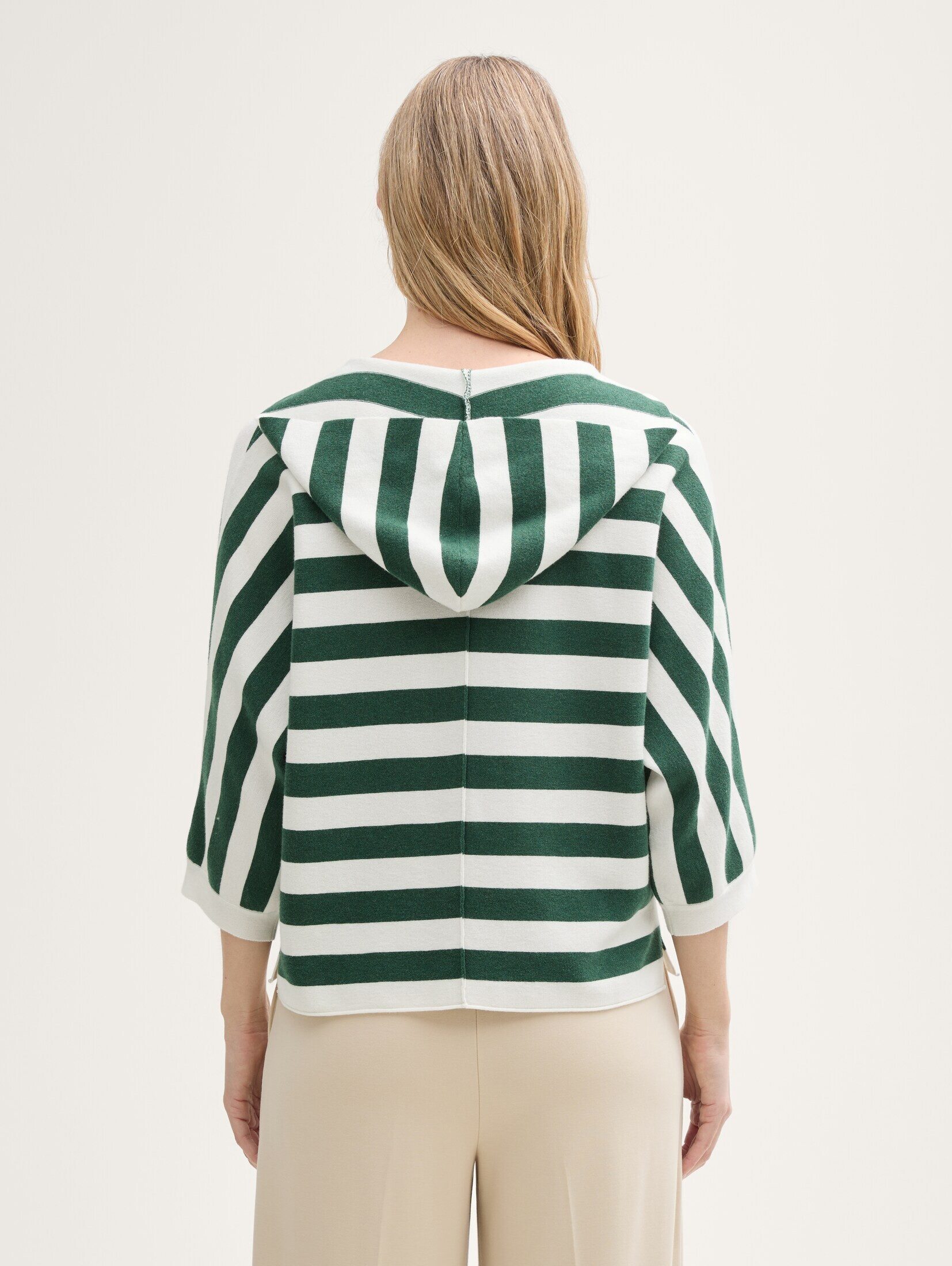 TOM TAILOR Strickpullover Pullover & Strickjacken Loose Fit Strickpullover mit Kapuze