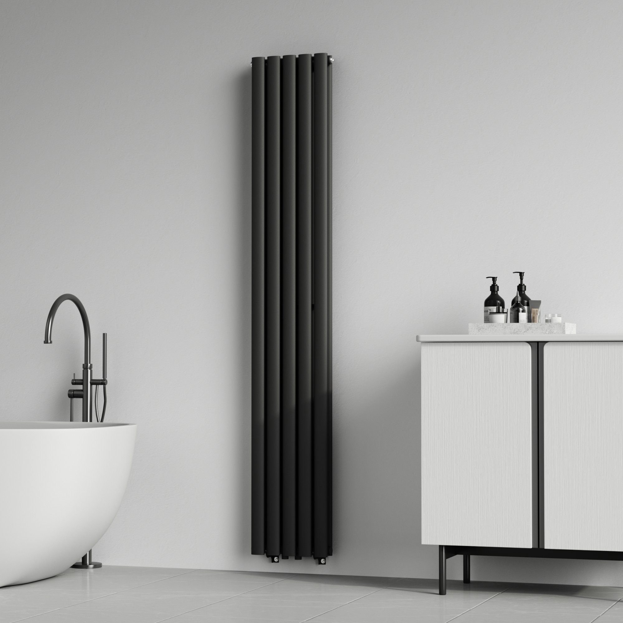 neu.haus Designheizkörper, »Nore« Röhrenheizkörper 180x30cm Doppellagig günstig online kaufen