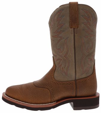 Ariat HERITAGE CREPE EE Braun Cowboystiefel Herren Westernreitstiefel in EE Weite