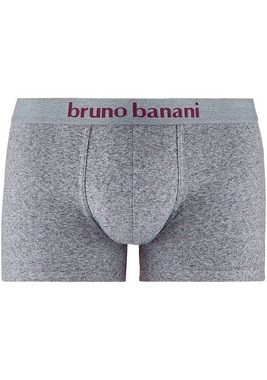 Bruno Banani Boxershorts Short 2Pack Denim Fun (Packung, 2er-Pack) mit melierter Optik