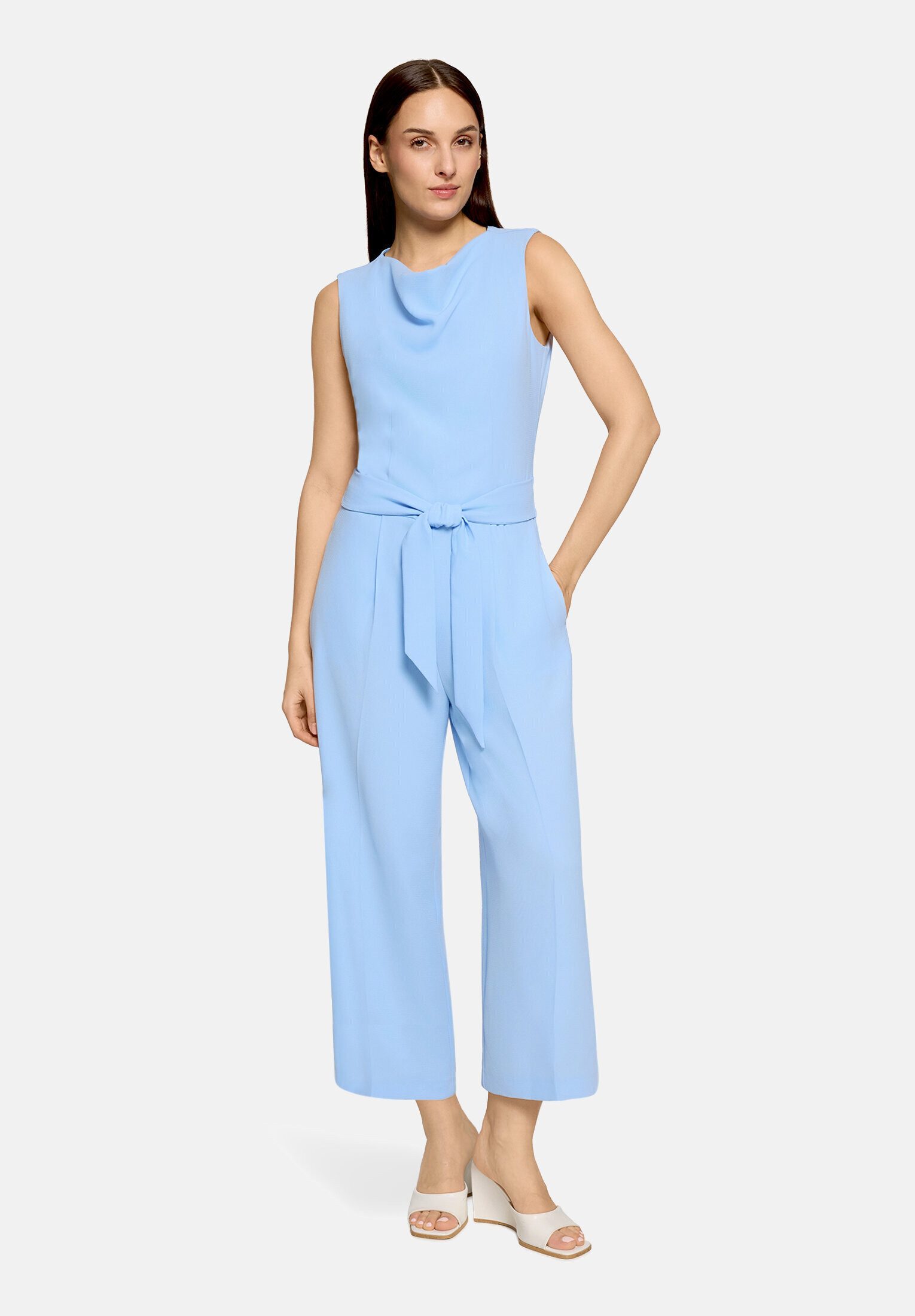 Betty&Co Overall Damen mit Wasserfallausschnitt (1-tlg)