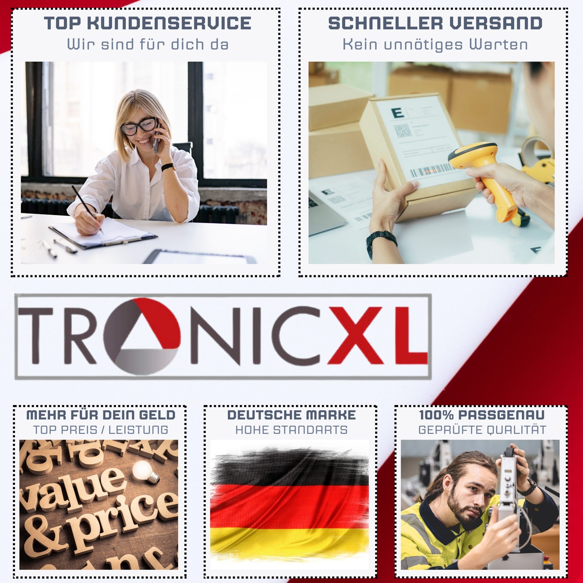 TronicXL Vogelabwehr-Windspiel 6X Windspirale Vogelabwehr Reflektierend Vogelschreck Spirale Tauben