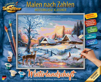 Schipper Malen nach Zahlen Meisterklasse Klassiker - Winterlandschaft, Made in Germany