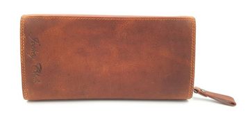 JOCKEY CLUB Geldbörse echt Leder Damen Portemonnaie Schmetterling mit RFID Schutz, Reißverschlussmünzfach, viel Platz, auch für ein Smartphone