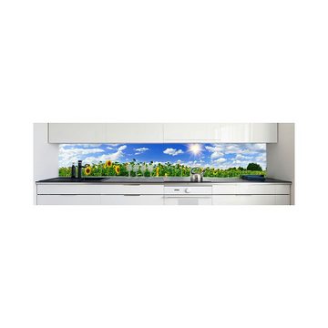 DRUCK-EXPERT Küchenrückwand Küchenrückwand Sonnenblume Hart-PVC 0,4 mm selbstklebend