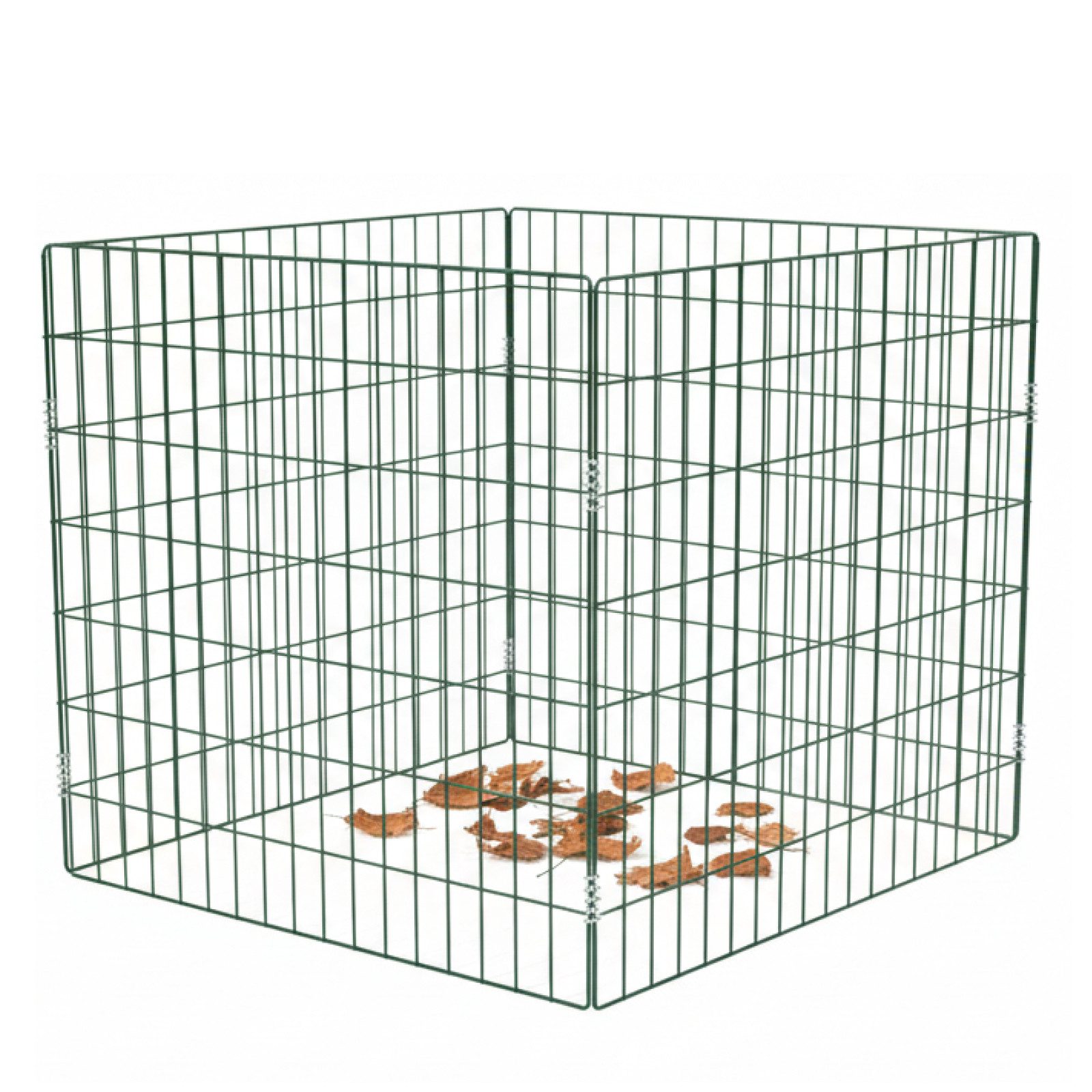 TRUTZHOLM Schnellkomposter werkzeugloser Aufbau 80 × 80 cm Stahldraht 10 × 4 cm Maschenweite, BxTxH: 80x78x70 cm