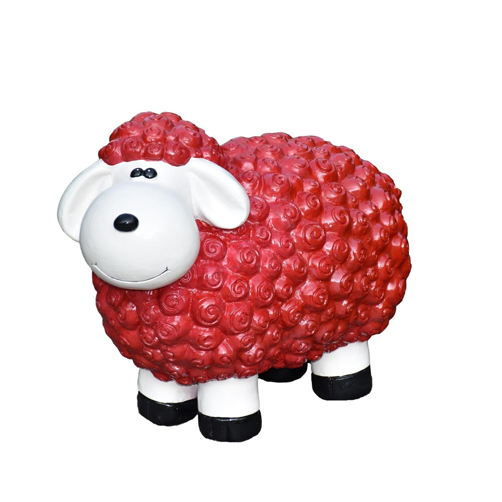 Geschenkestadl Gartenfigur XL Schafe in verschiedenen Farben Gartenfigur günstig online kaufen