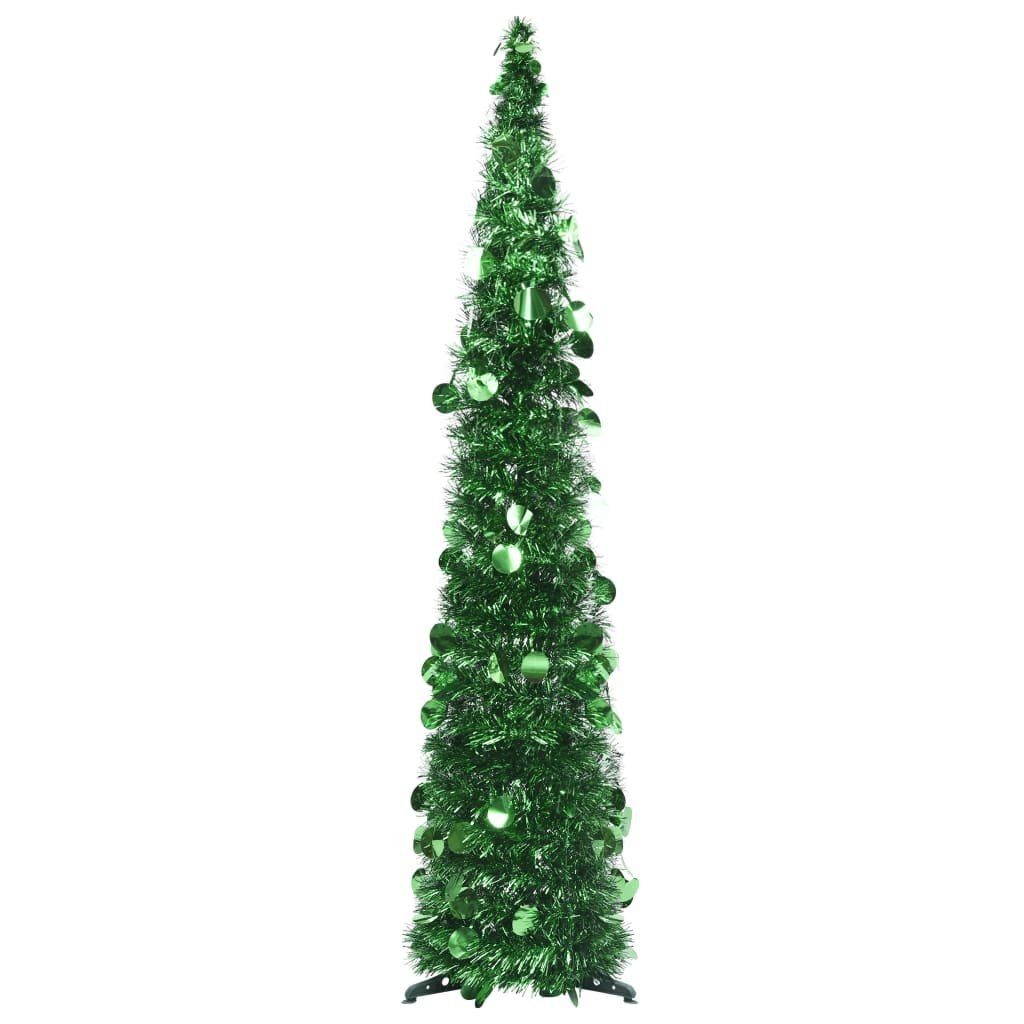 furnicato Künstlicher Weihnachtsbaum Künstlicher Pop-Up-Weihnachtsbaum Grün 120 cm PET