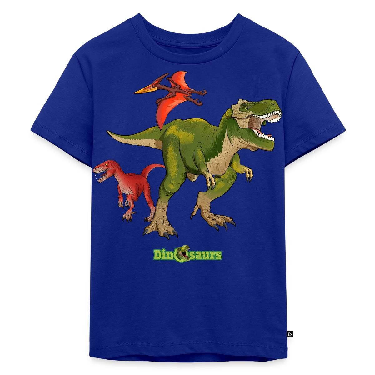 T-Shirt Dinosaurier T-Rex Velociraptor Pteranodon Kinder Premium T-Shirt