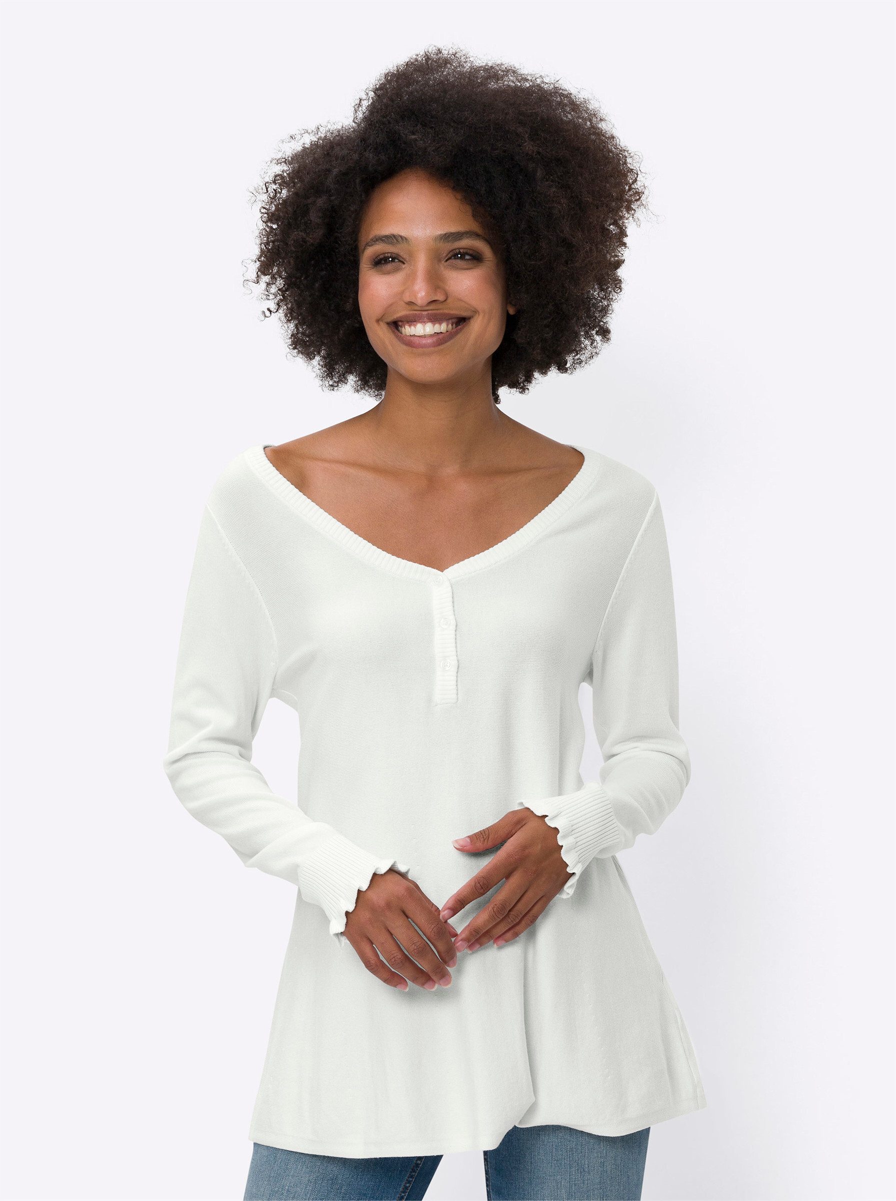 Strickpullover Longpullover