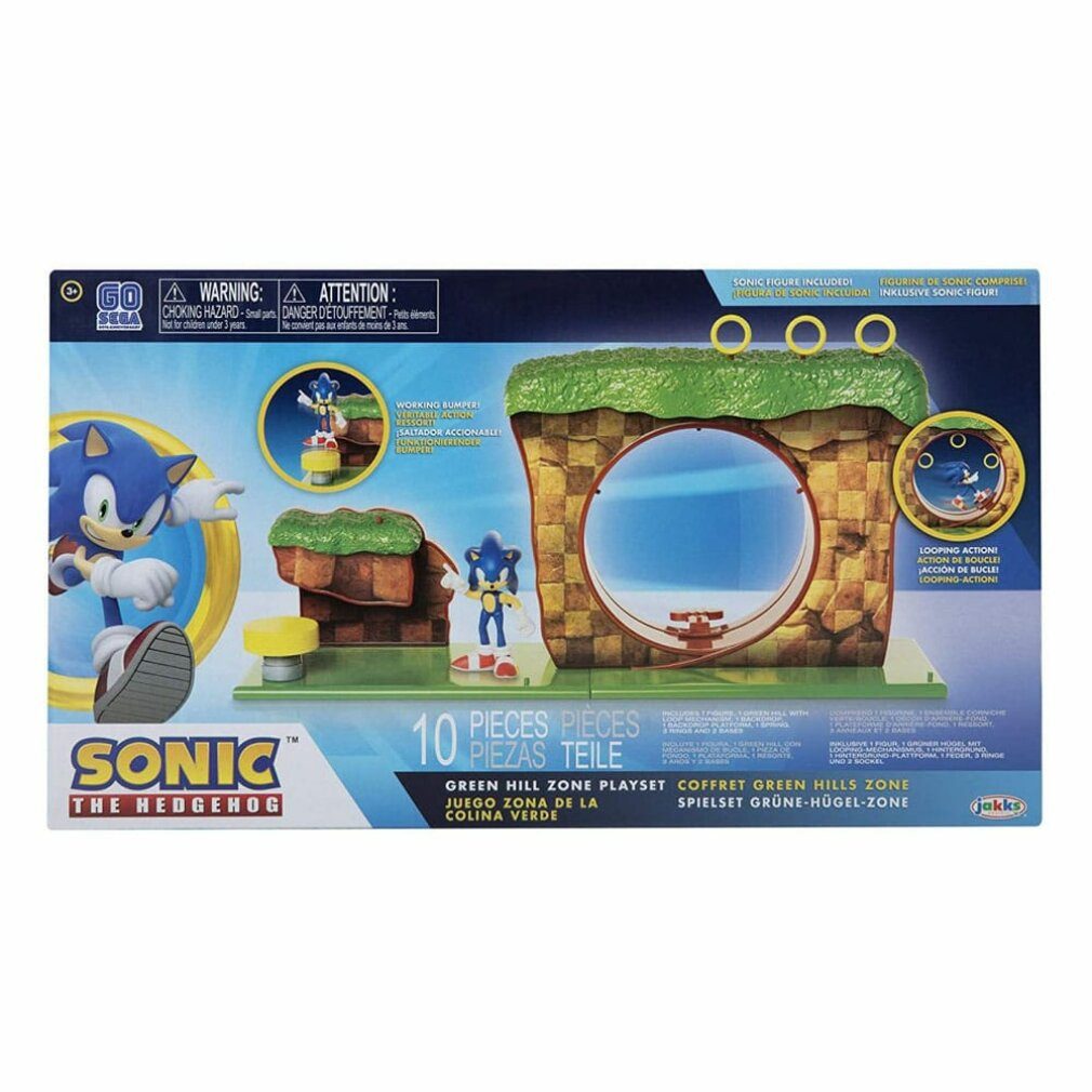 Jakks Pacific Stapelspielzeug Sonic The Hedgehog Green Hill Zone Spielset
