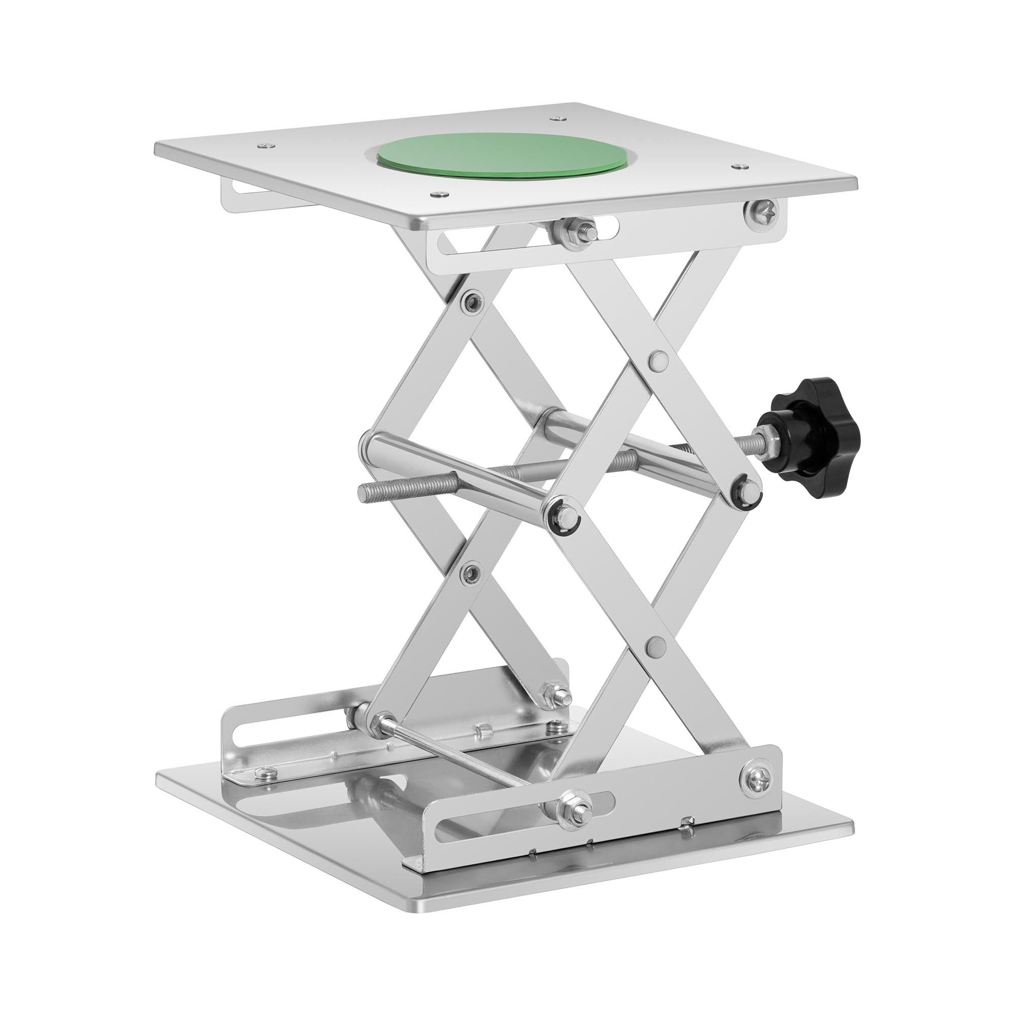 Hydraulikheber Laborboy Labor Hebebühne Laborständer Labor Gestell 20 x 20 cm Höhe 27