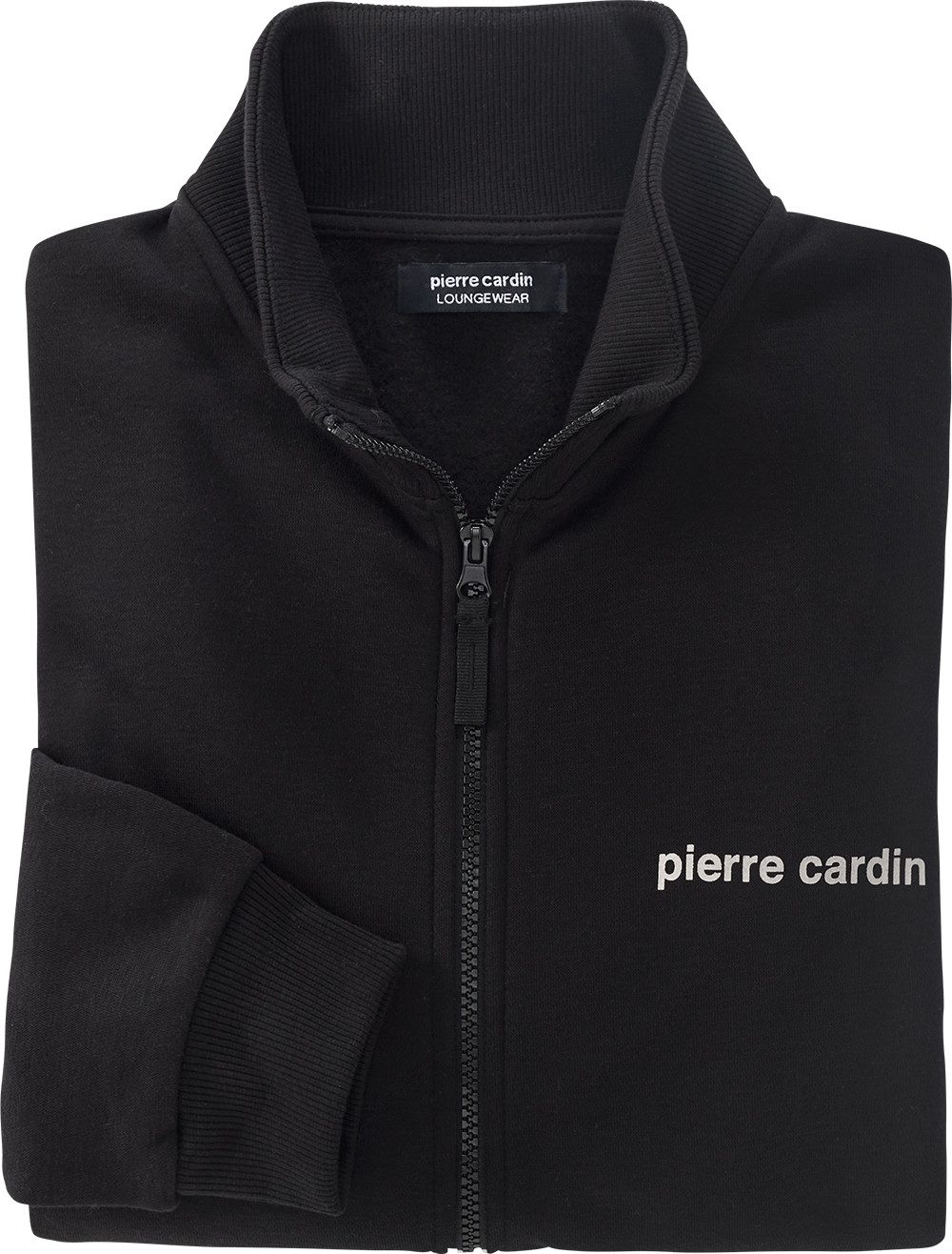 Pierre Cardin Sweatjacke Zeitloser Freizeit-Klassiker aus hochwertigem Material-Mix