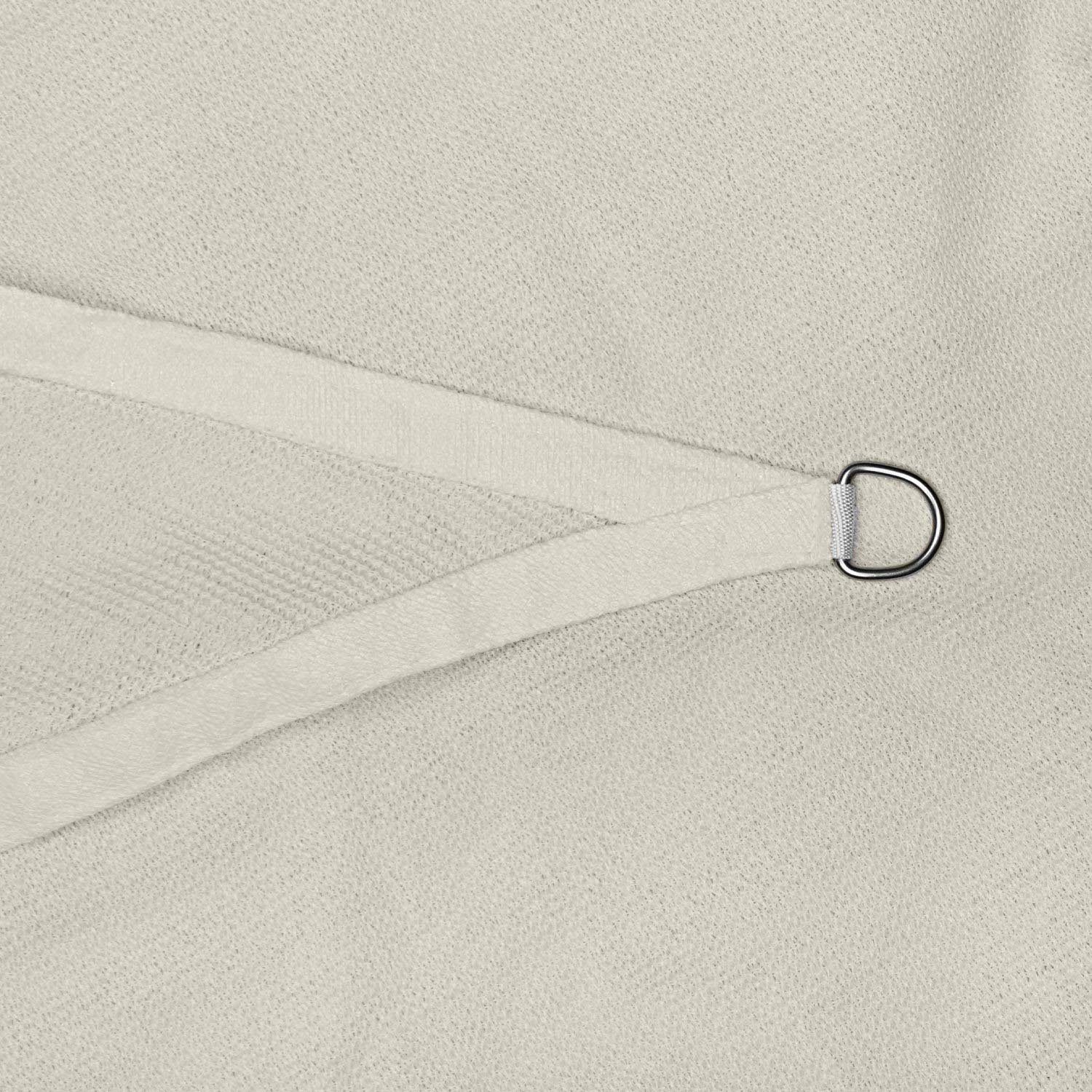 anndora Sonnensegel Tarp 3x3x3 Meter dreieckiger Sonnenschutz, luftdurchlässiger Stoff