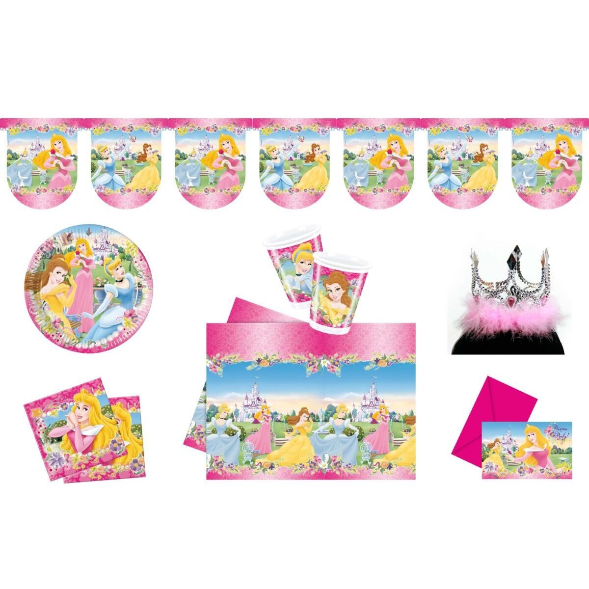 Folat Prinzessin-Kostüm Party Set Disney Princess mehrfarbig