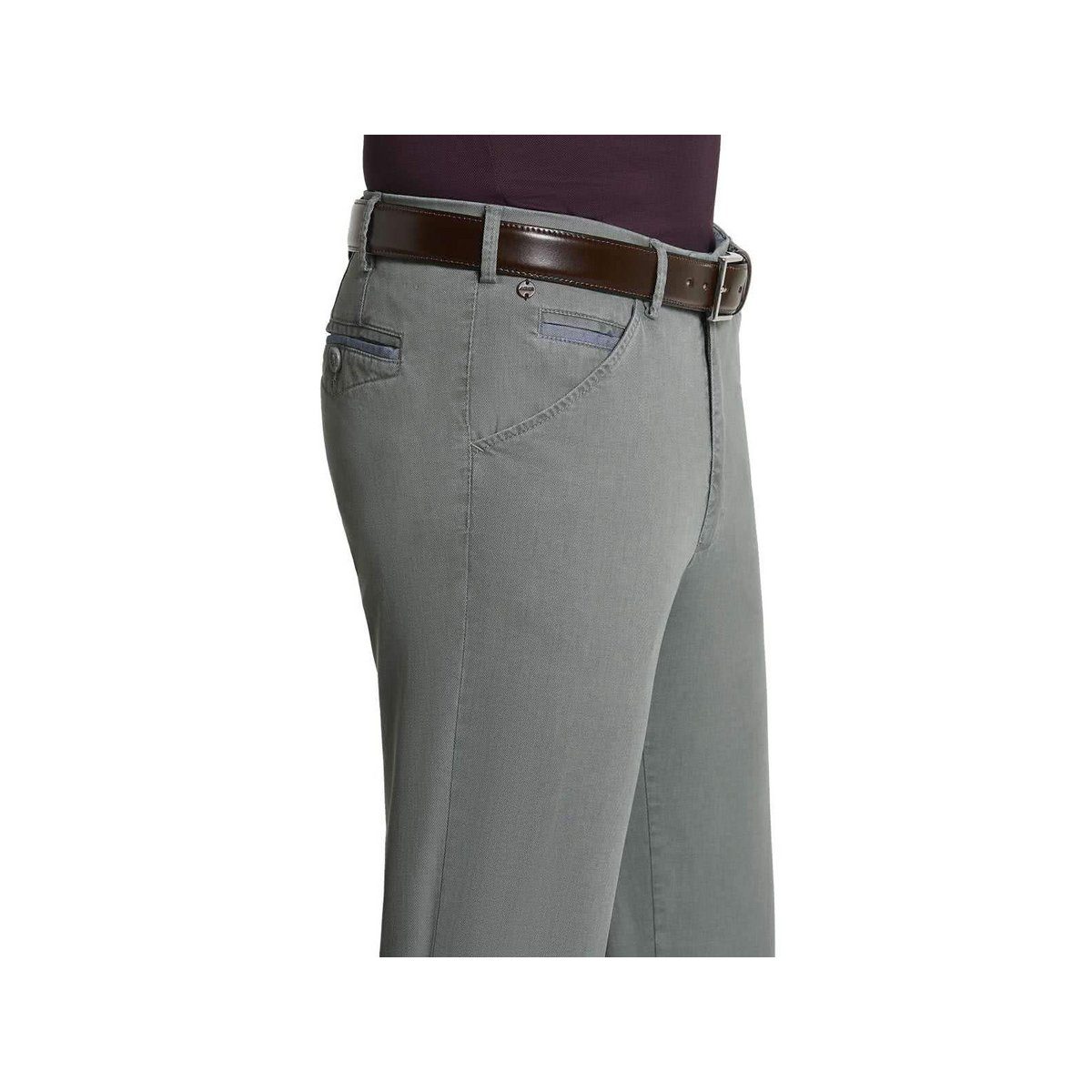 regular grau MEYER (1-tlg) grün Shorts