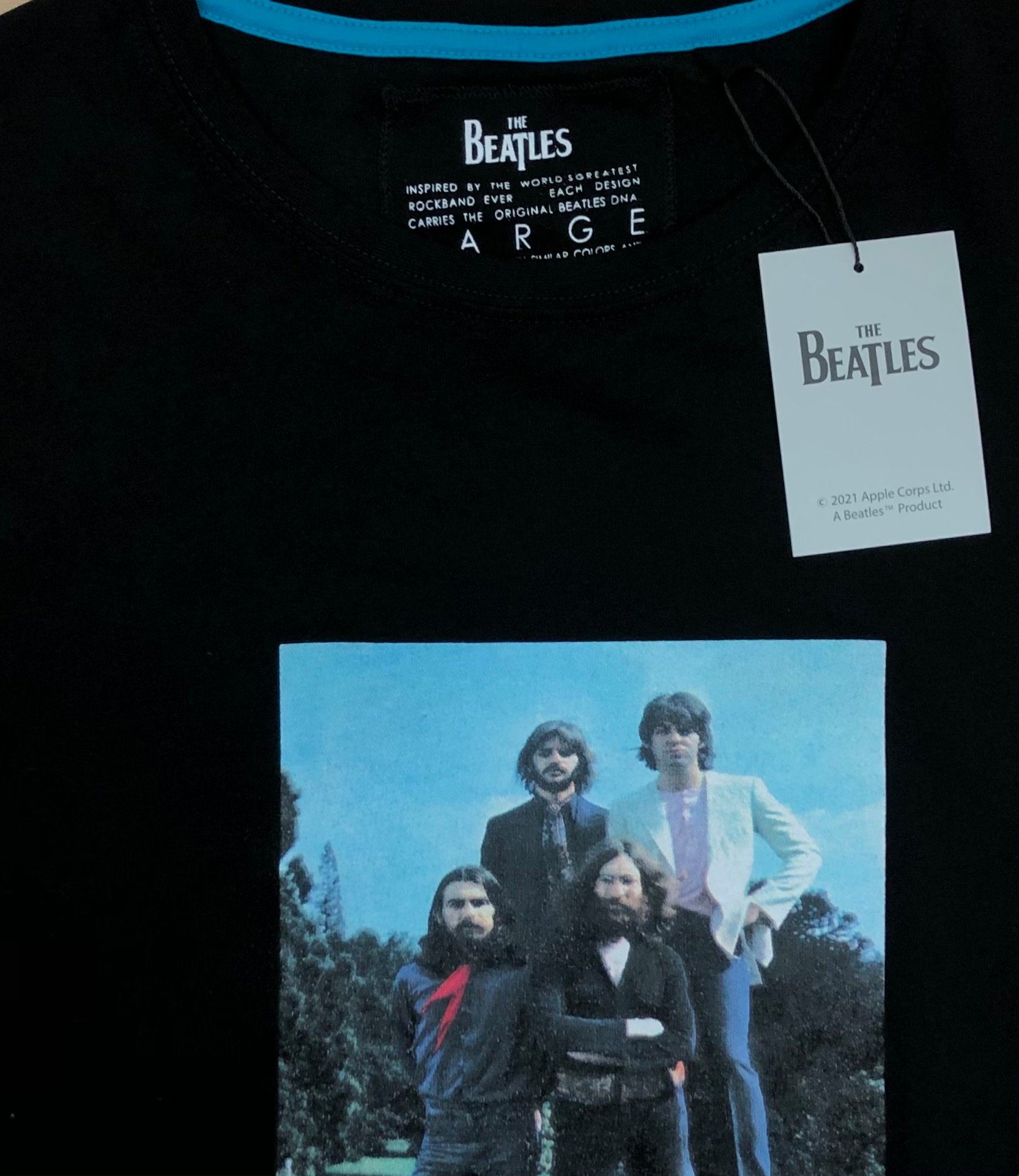 The mit Frontprint T-Shirt (Stück, 2" "Photo Beatles 1-tlg., Stück)