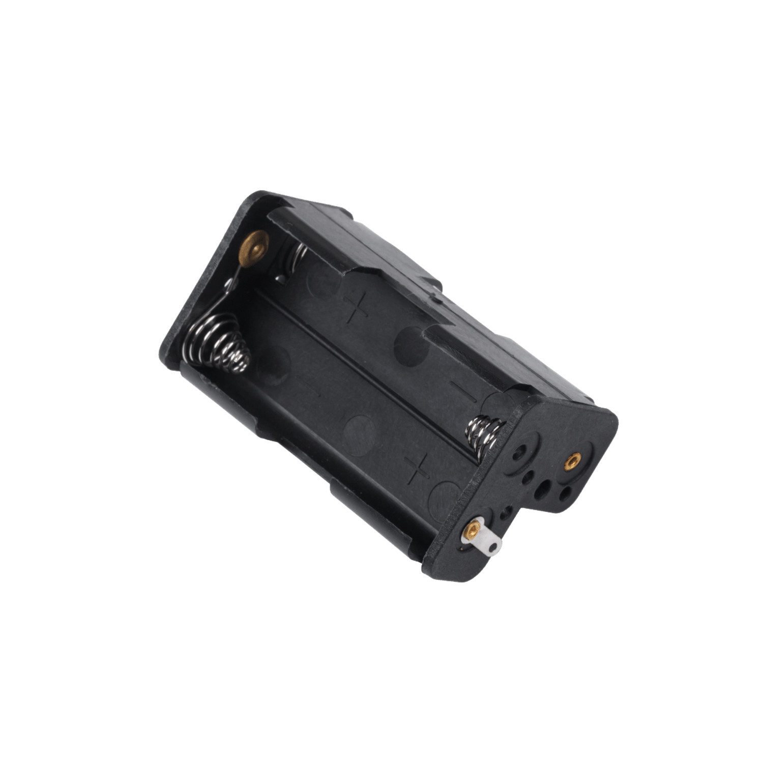 Lechpol Batteriebox, Batteriefachkorb 3x R6 AA Winkel schwarz