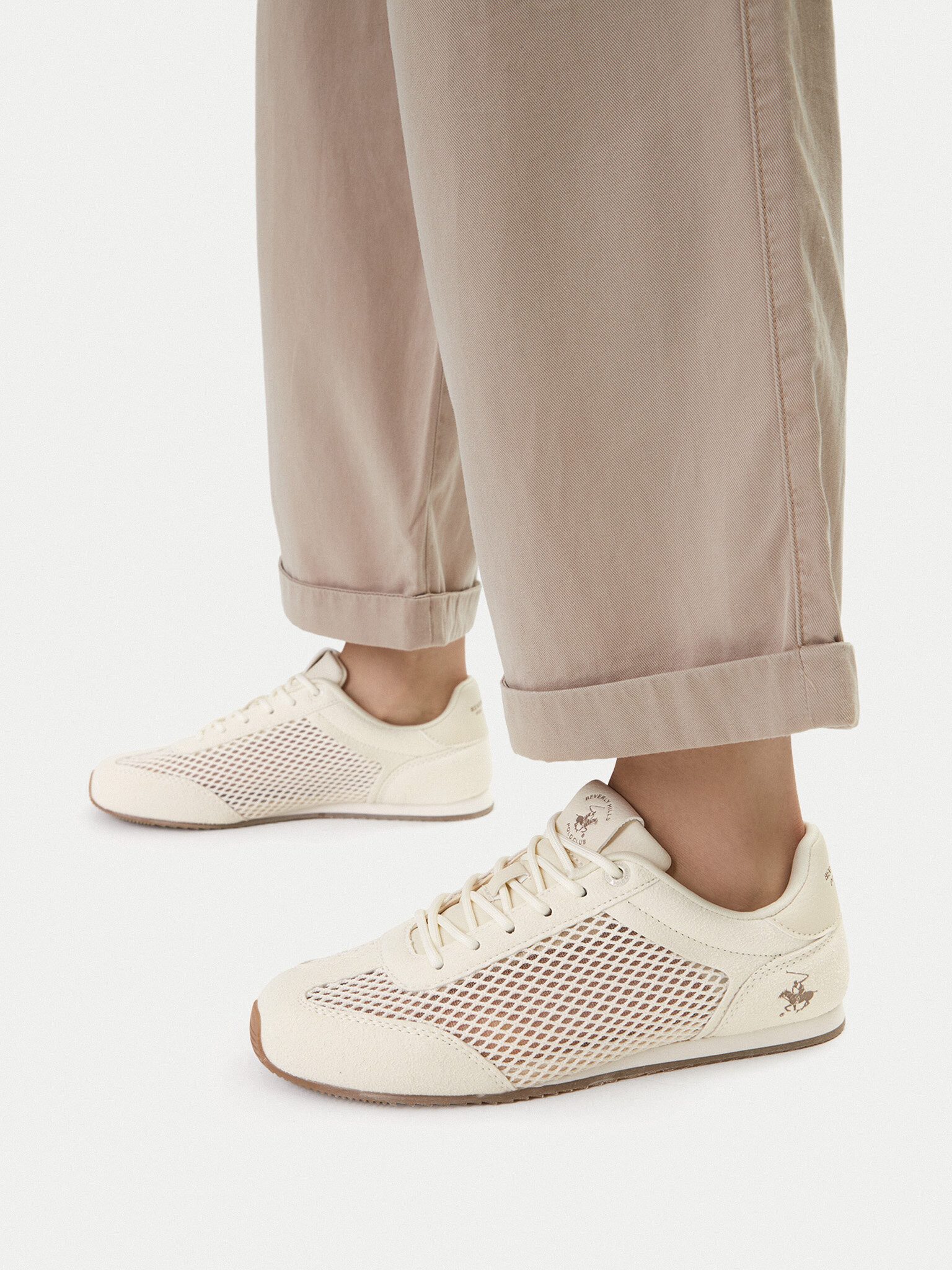 BEVERLY HILLS POLO CLUB Beverly Hills Polo Club Damen Écru Sneakers BEVERLY HILLS POLO CLUB-CE Sneaker